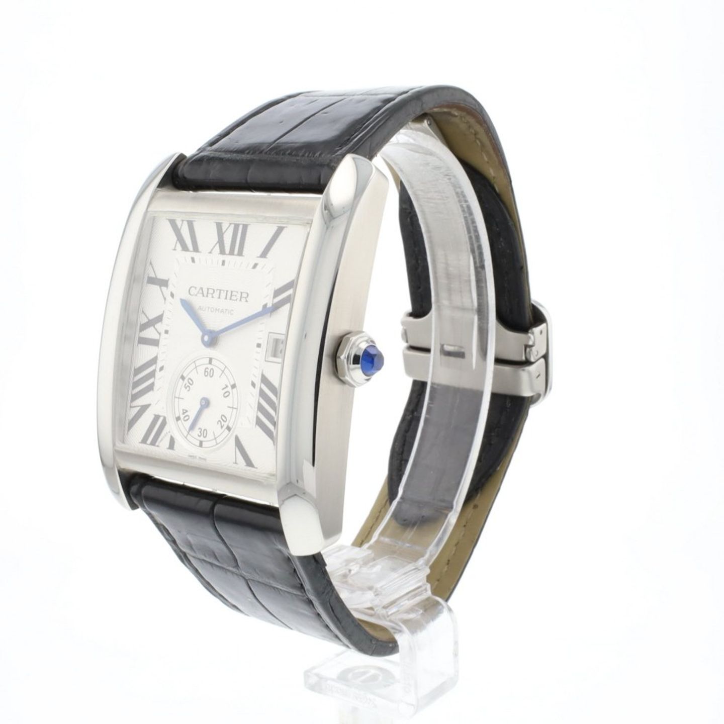 Cartier Tank MC W5330003 (2016) - Silver dial 34 mm Steel case (2/6)