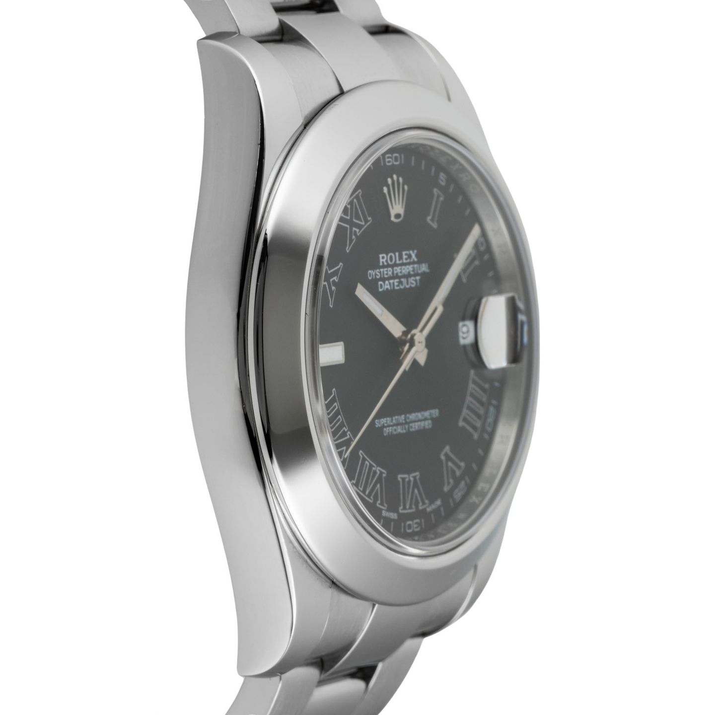 Rolex Datejust II 116300 (Onbekend (willekeurig serienummer)) - Zwart wijzerplaat 41mm Staal (7/8)