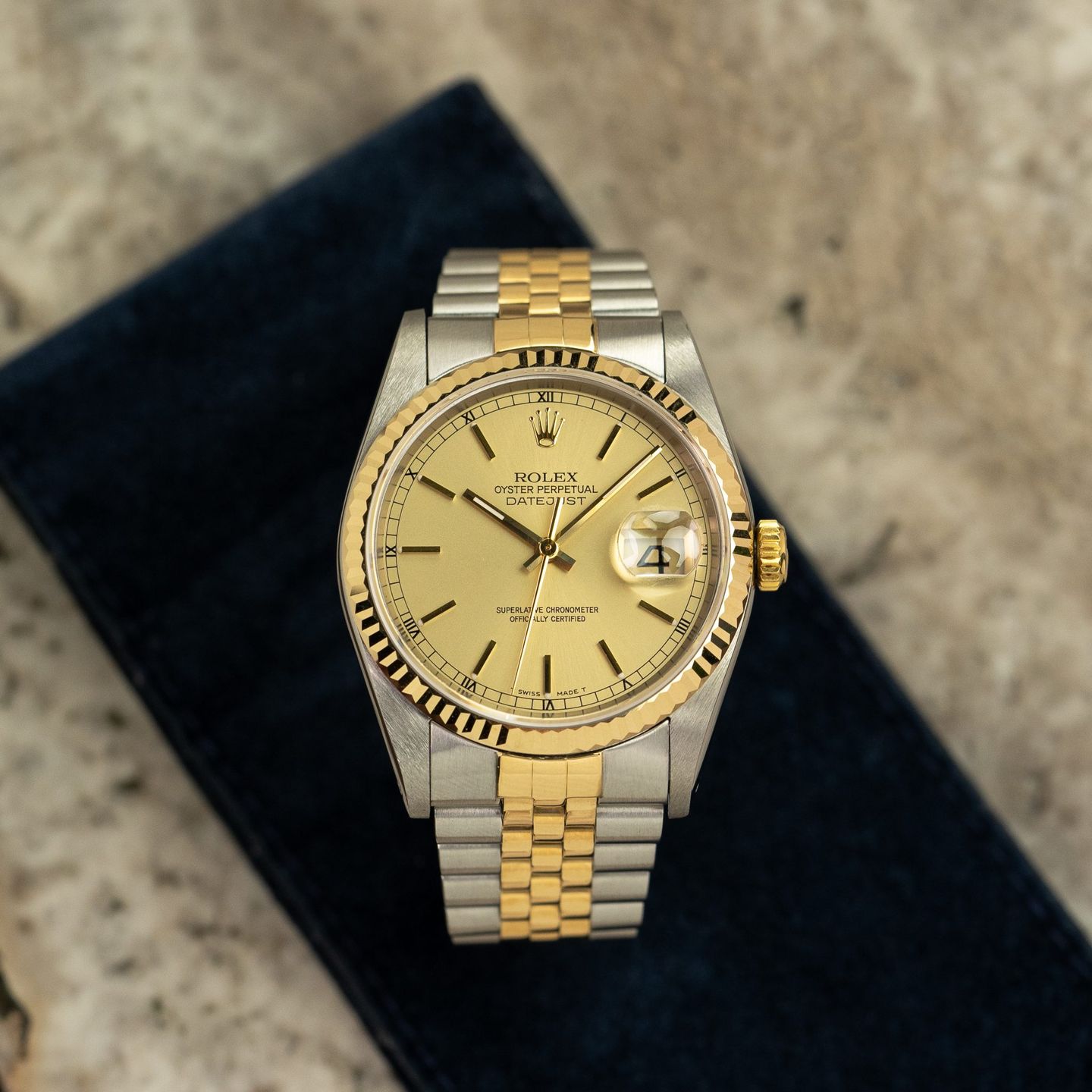 Rolex Datejust 36 16233 (1989) - 36mm Goud/Staal (1/4)