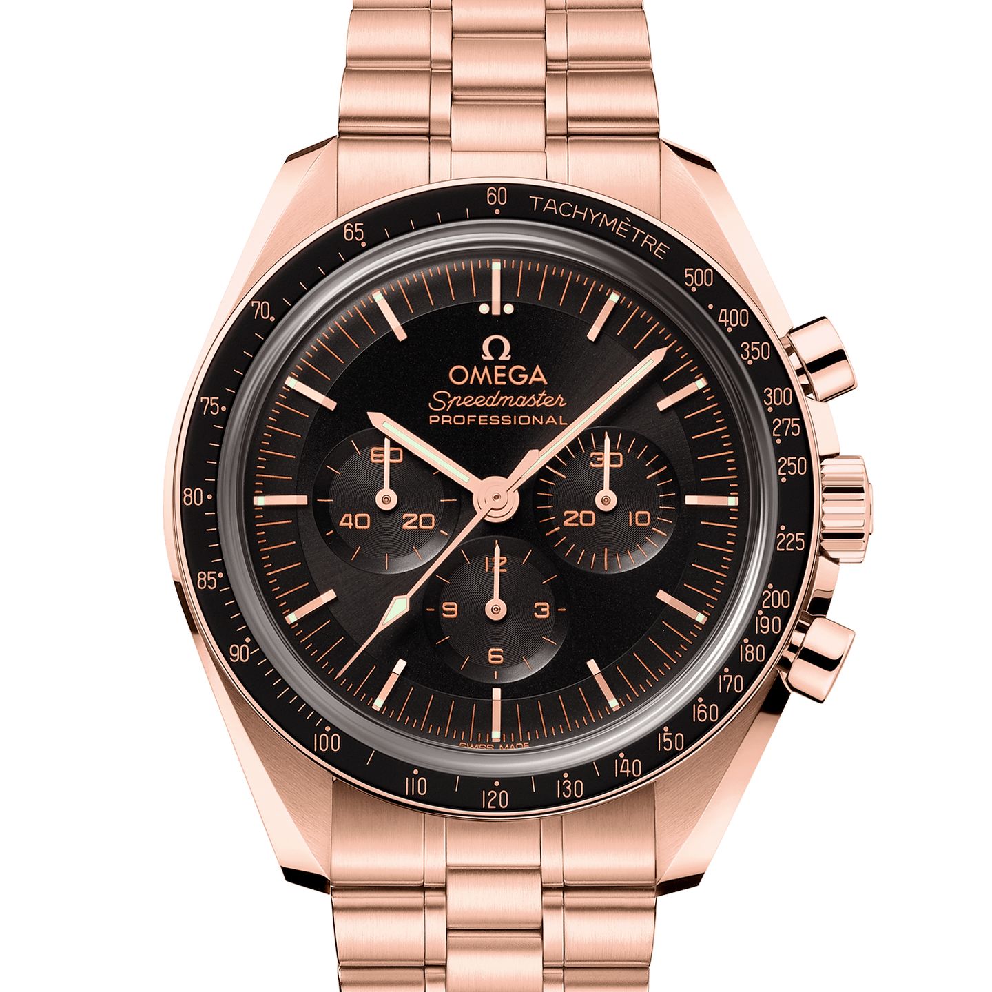 Omega Speedmaster Professional Moonwatch 310.60.42.50.01.001 (2024) - Zwart wijzerplaat 42mm Roségoud (1/1)