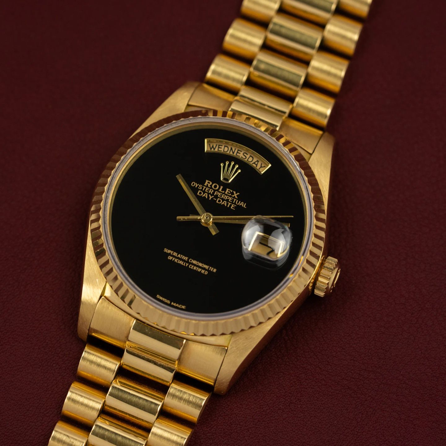 Rolex Day-Date 36 18038 (1988) - 36 mm Yellow Gold case (3/8)