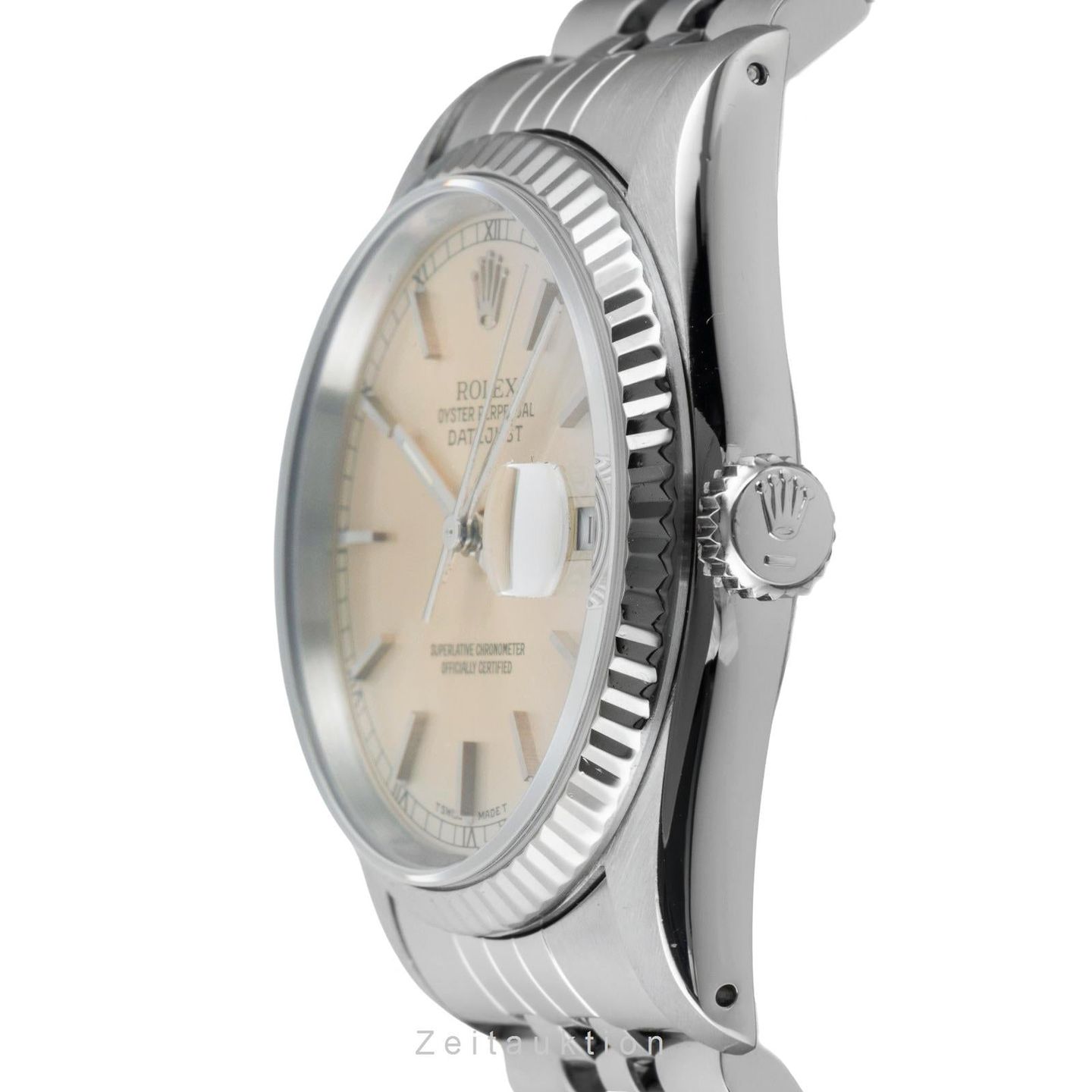 Rolex Datejust 36 16234 (1992) - Beige dial 36 mm Steel case (5/8)