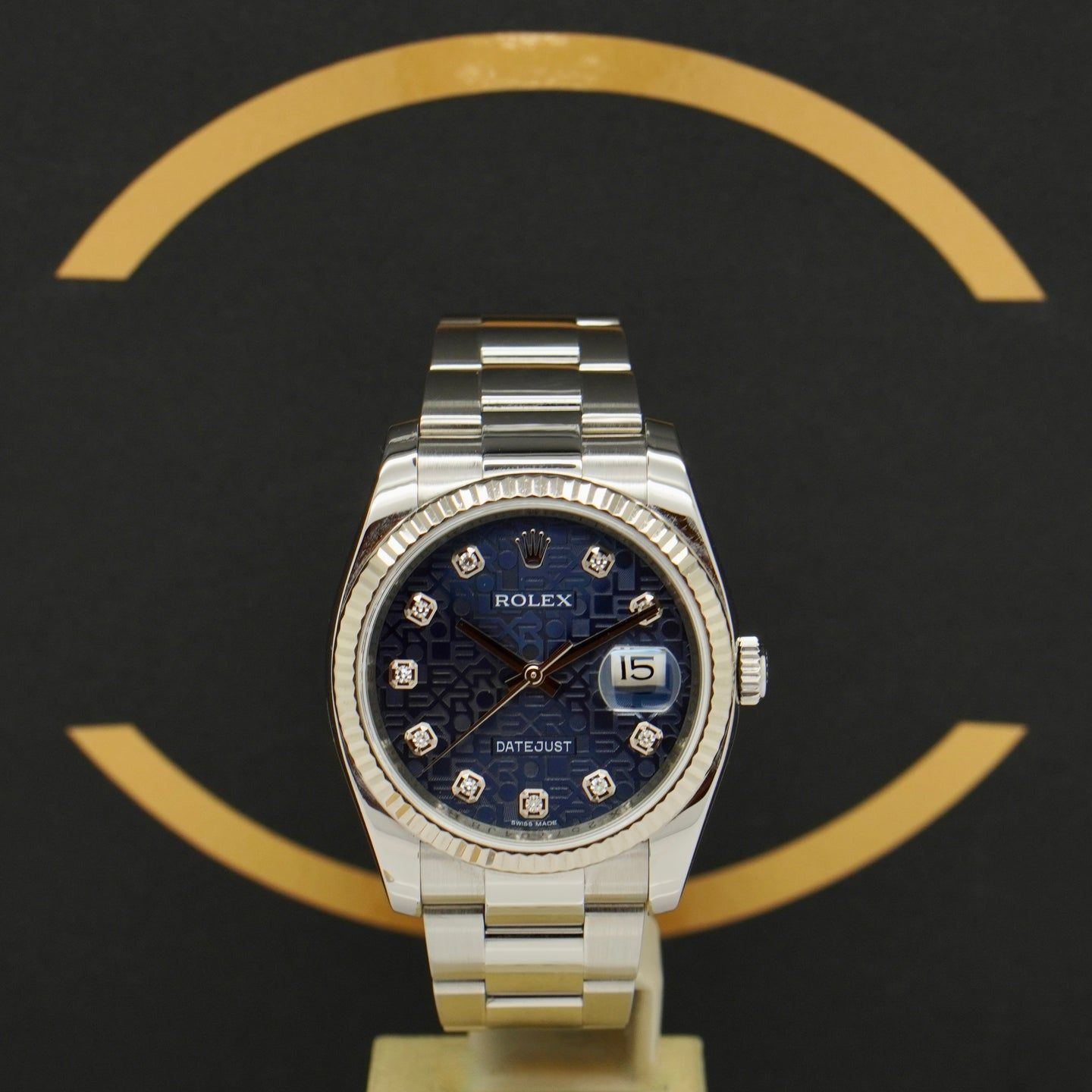 Rolex Datejust 36 116234 (2015) - Blauw wijzerplaat 36mm Staal (1/7)
