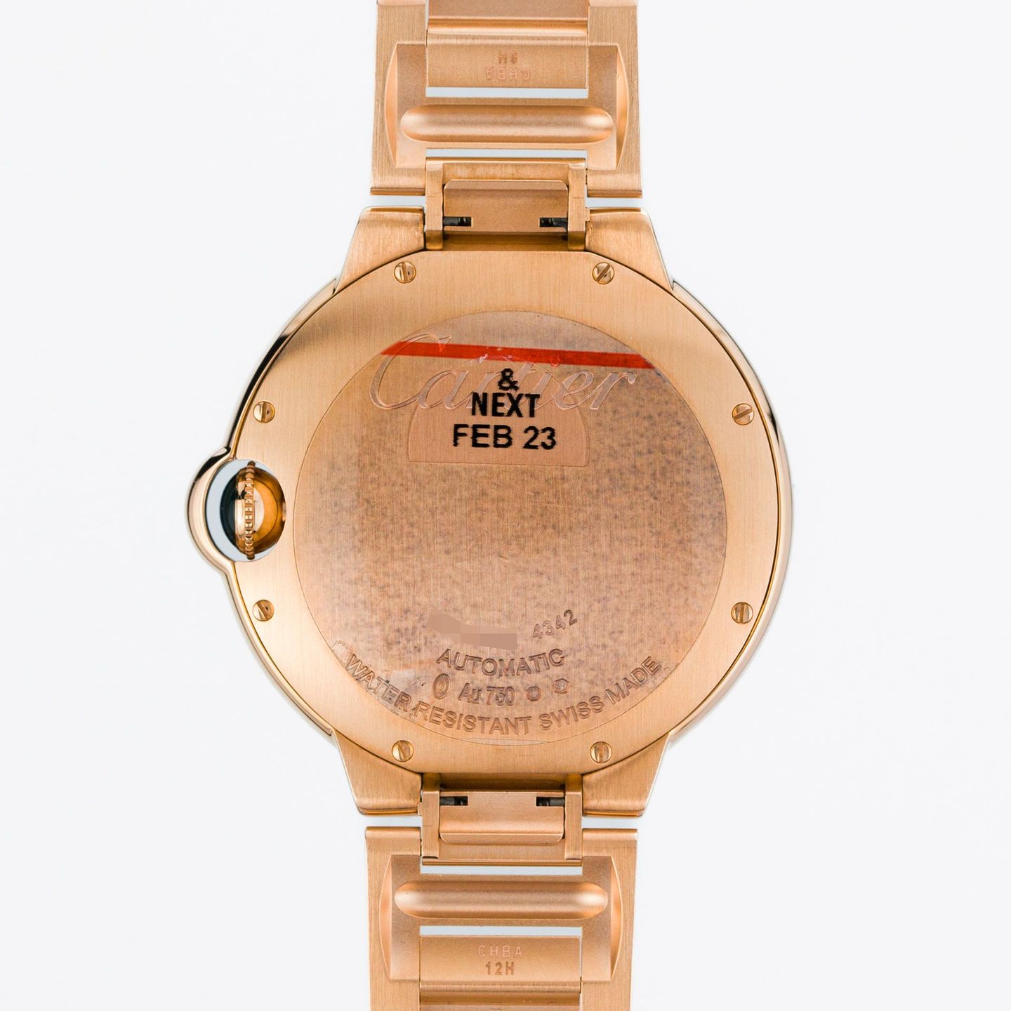 Cartier Ballon Bleu WJBB0057 (2022) - Zilver wijzerplaat 40mm Roségoud (5/8)