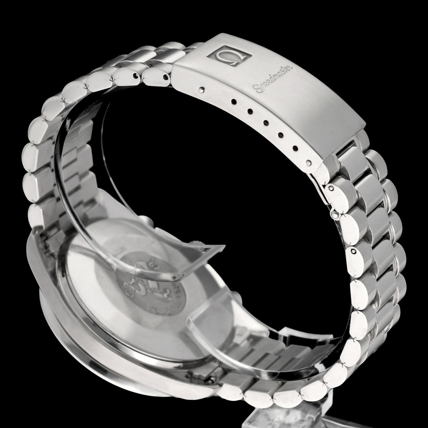 Omega Speedmaster Reduced 3510.50.00 (2003) - Zwart wijzerplaat 39mm Staal (8/8)