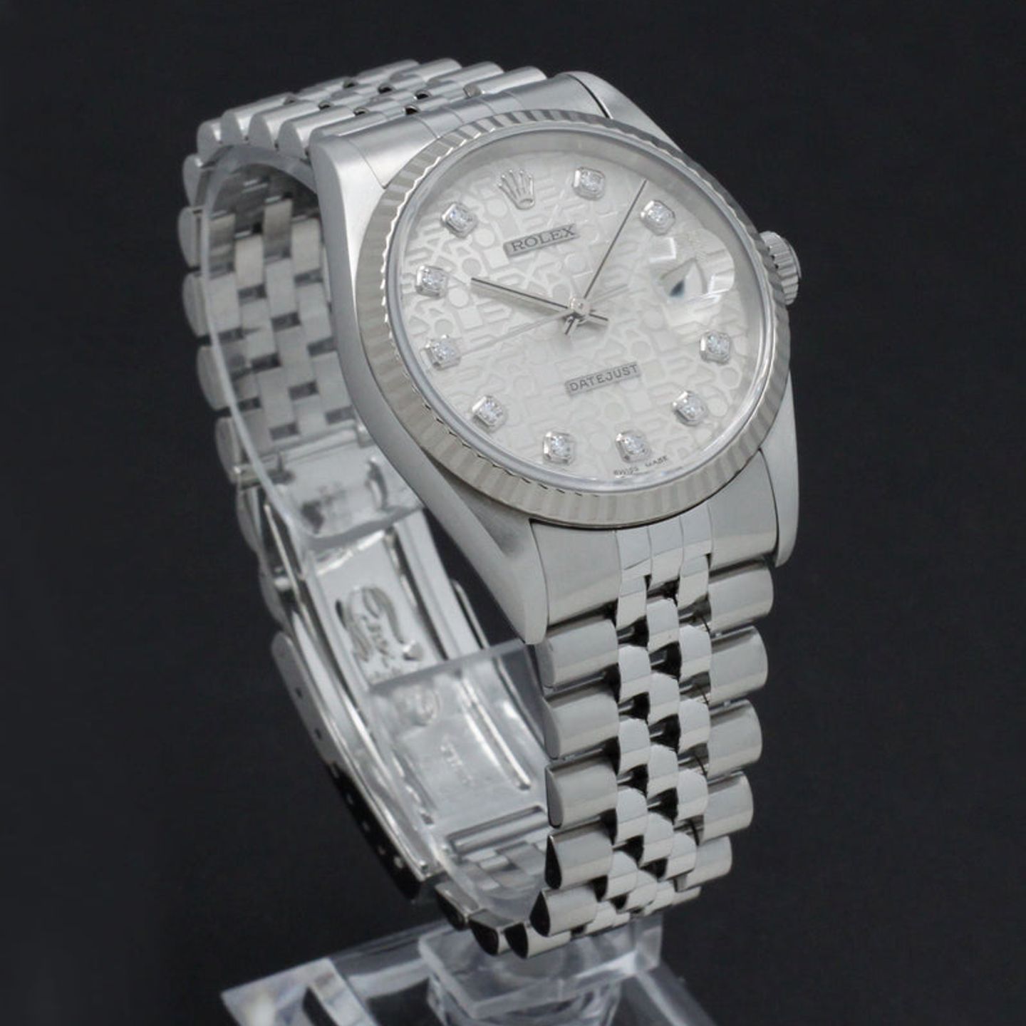 Rolex Datejust 36 16234 (1997) - Silver dial 36 mm Steel case (6/7)