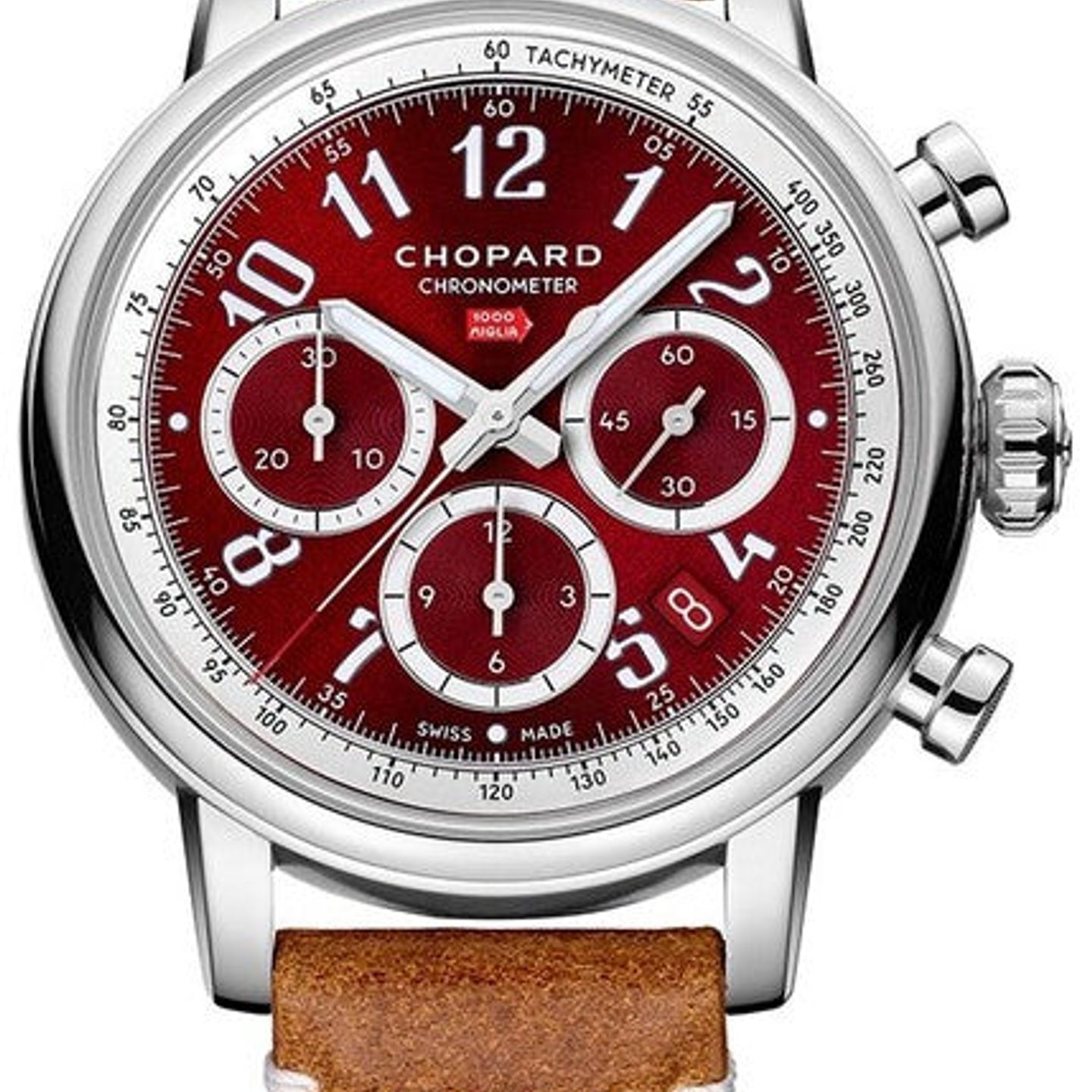Chopard Mille Miglia 168619-3003 (2026) - Rood wijzerplaat 41mm Staal (1/1)