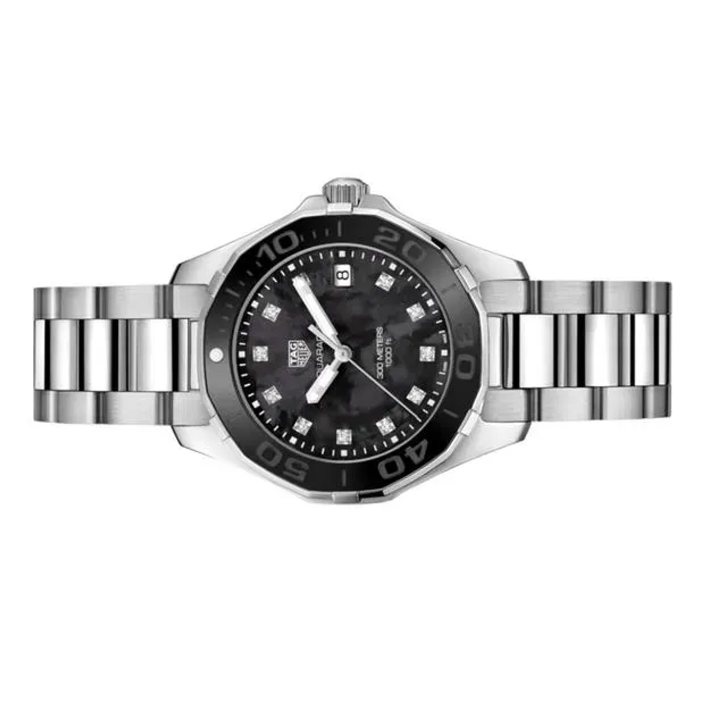 TAG Heuer Aquaracer Lady WAY131M.BA0748 (2024) - Zwart wijzerplaat 35mm Staal (5/6)