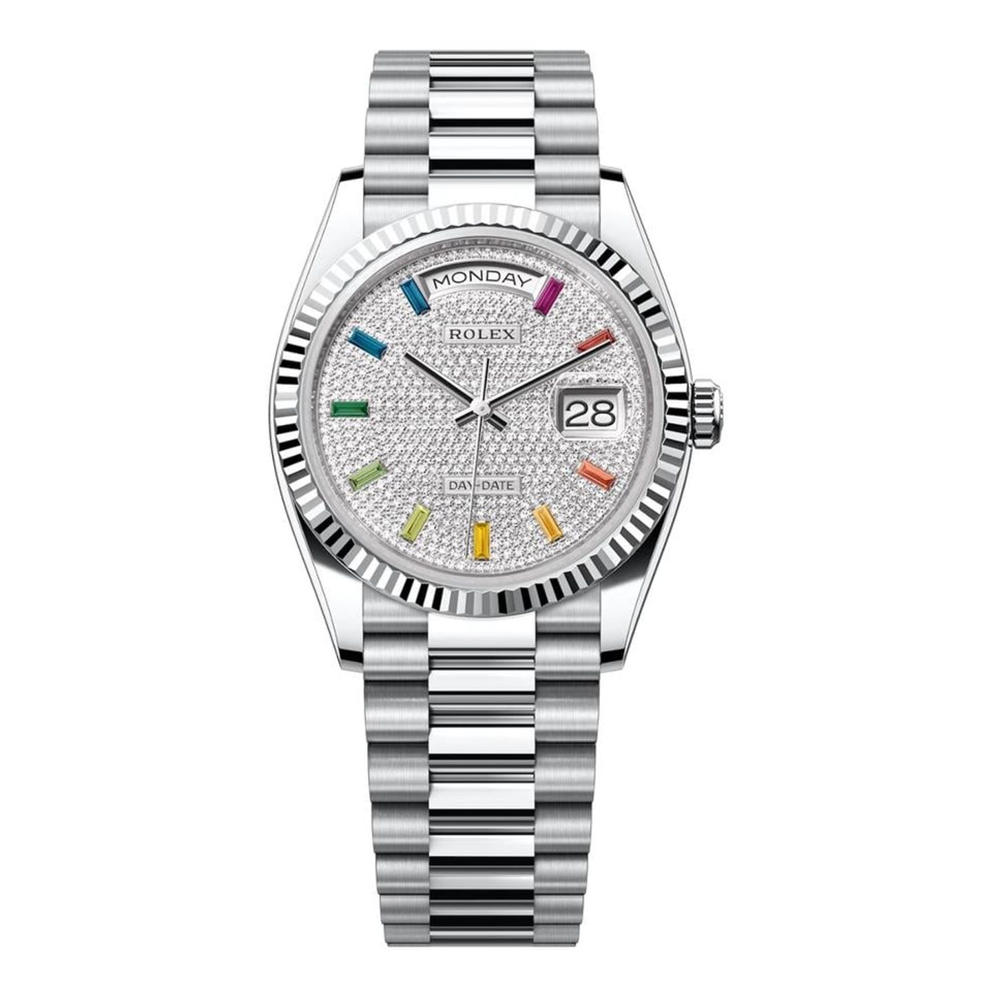Rolex Day-Date 128236 (2022) - 36mm Platina (4/6)