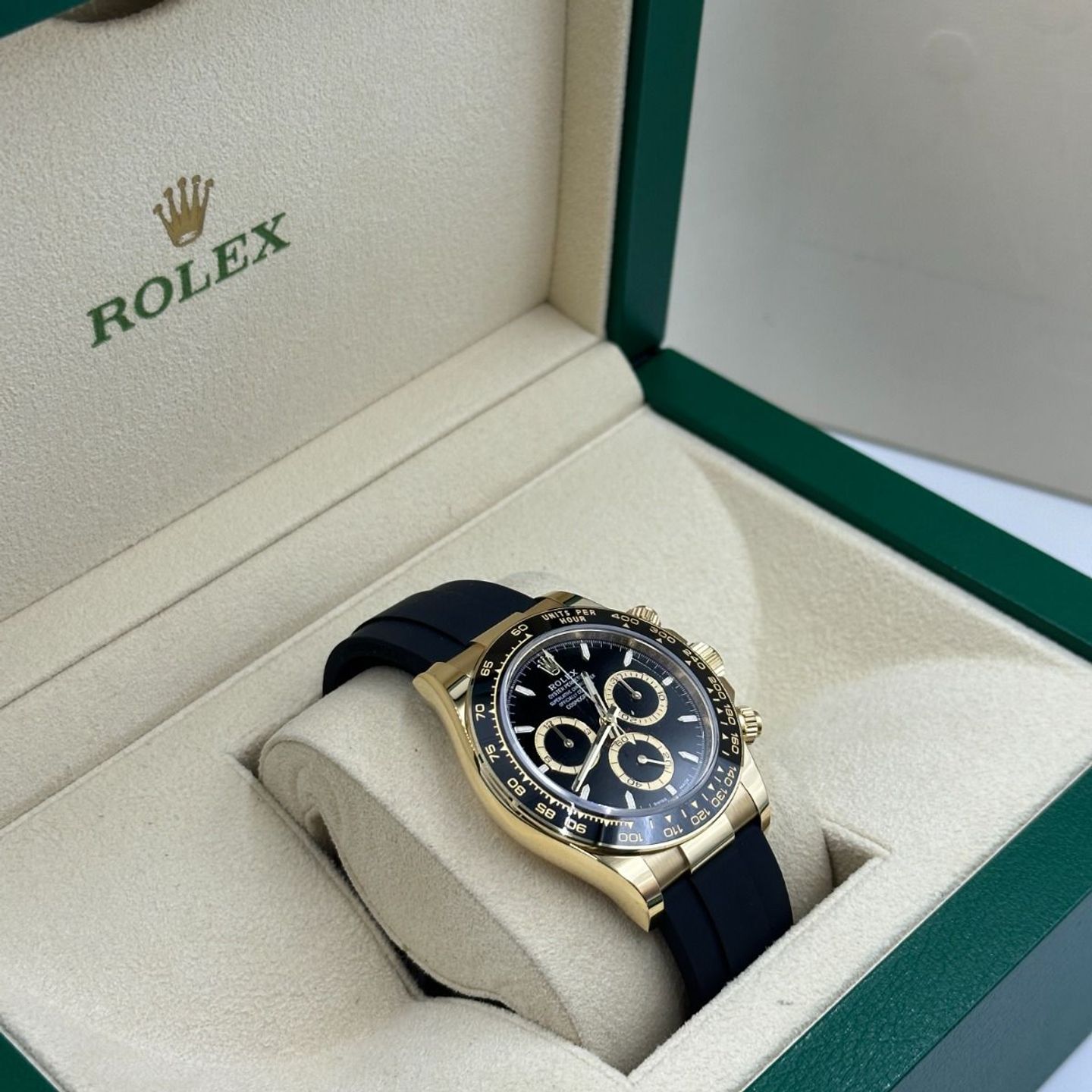 Rolex Daytona 126518LN (2024) - Zwart wijzerplaat 40mm Geelgoud (3/8)