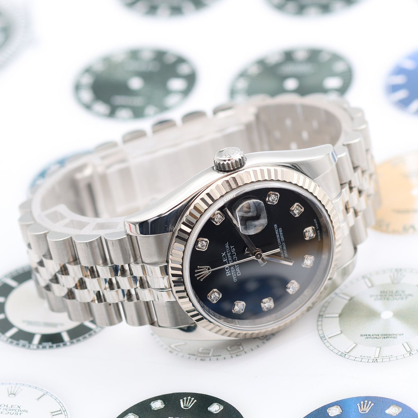 Rolex Datejust 36 116234 (Unknown (random serial)) - Black dial 36 mm Steel case (5/8)
