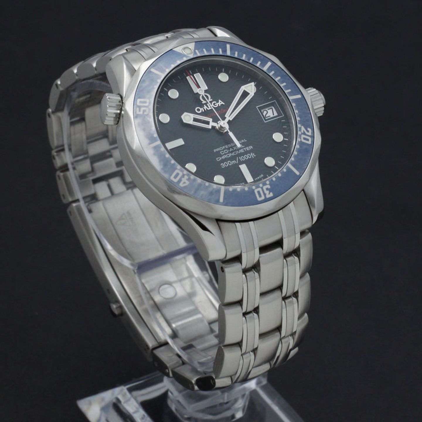 Omega Seamaster Diver 300 M 2222.80.00 (2007) - Blauw wijzerplaat 36mm Staal (6/7)