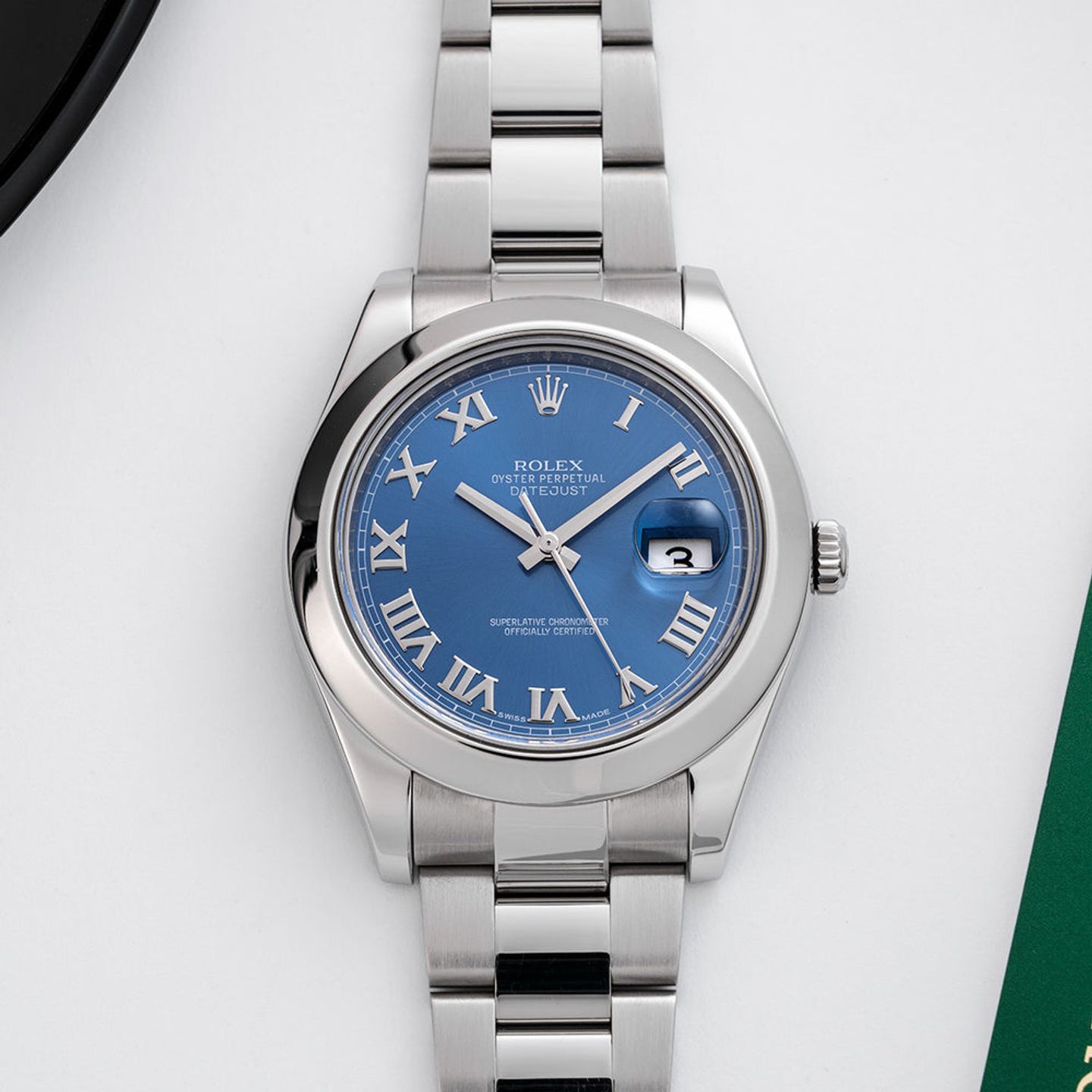 Rolex Datejust II Unknown (2015) - Blue dial 41 mm Steel case (1/8)
