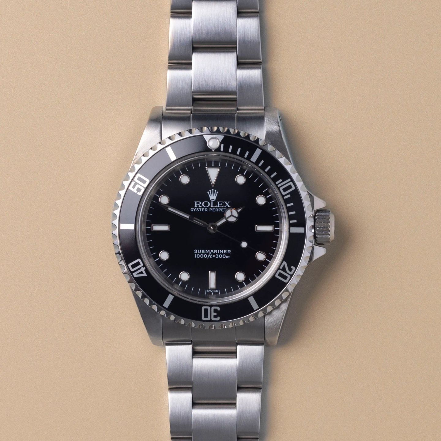 Rolex Submariner No Date 14060 (1999) - Black dial 40 mm Steel case (1/4)