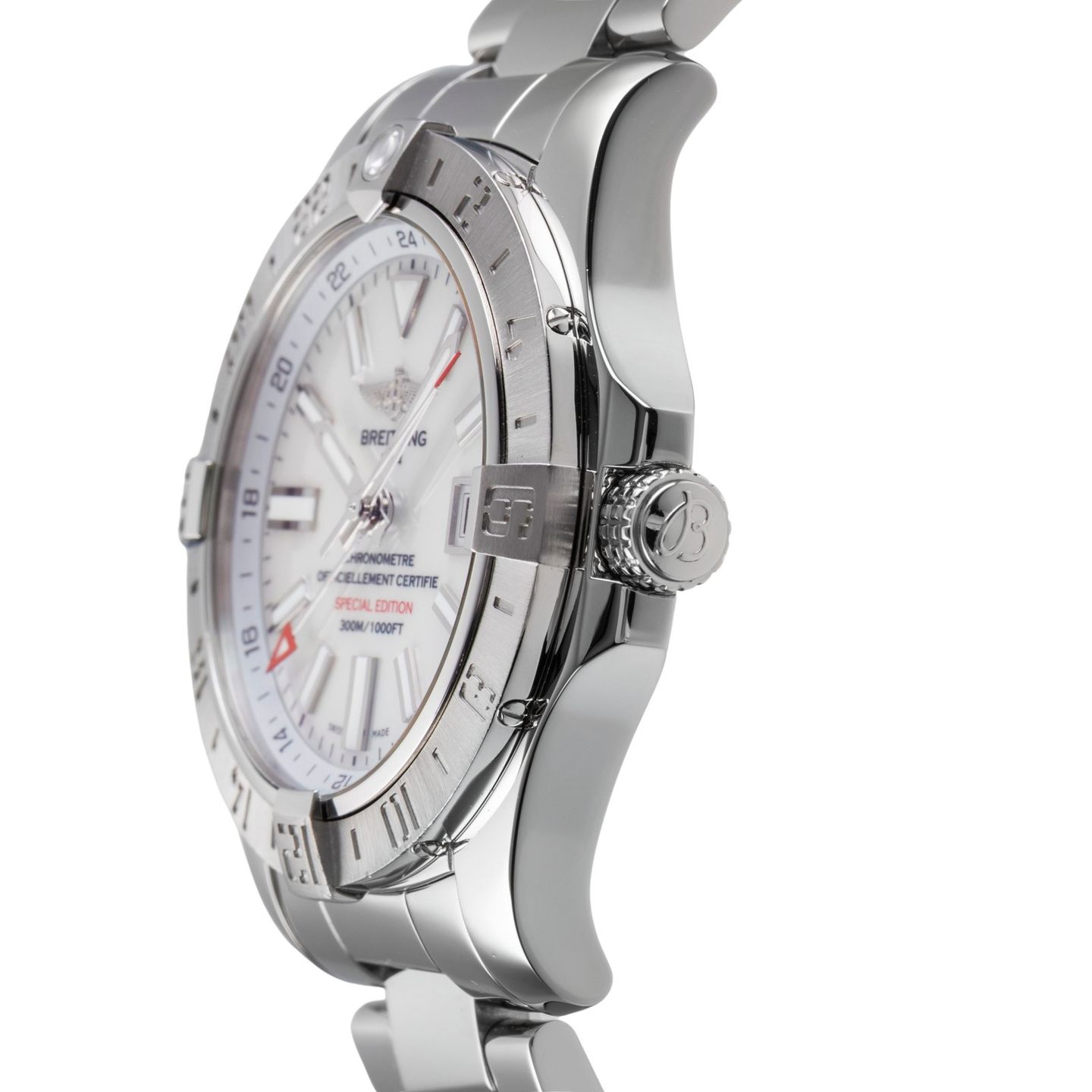 Breitling Avenger II GMT A32390 (2019) - Silver dial 43 mm Steel case (6/8)