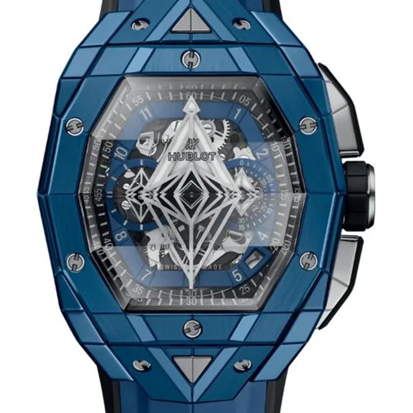 Hublot Big Bang Sang Bleu 648.EX.0151.RX.MXM24 (2026) - Transparant wijzerplaat Onbekend Keramiek (1/1)