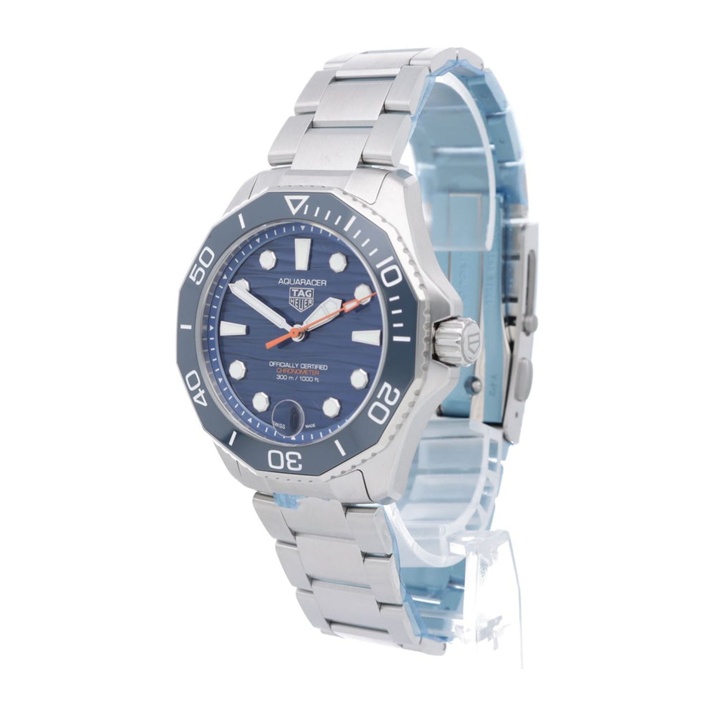 TAG Heuer Aquaracer WBP5111.BA0013 (2024) - Blauw wijzerplaat 42mm Staal (2/7)