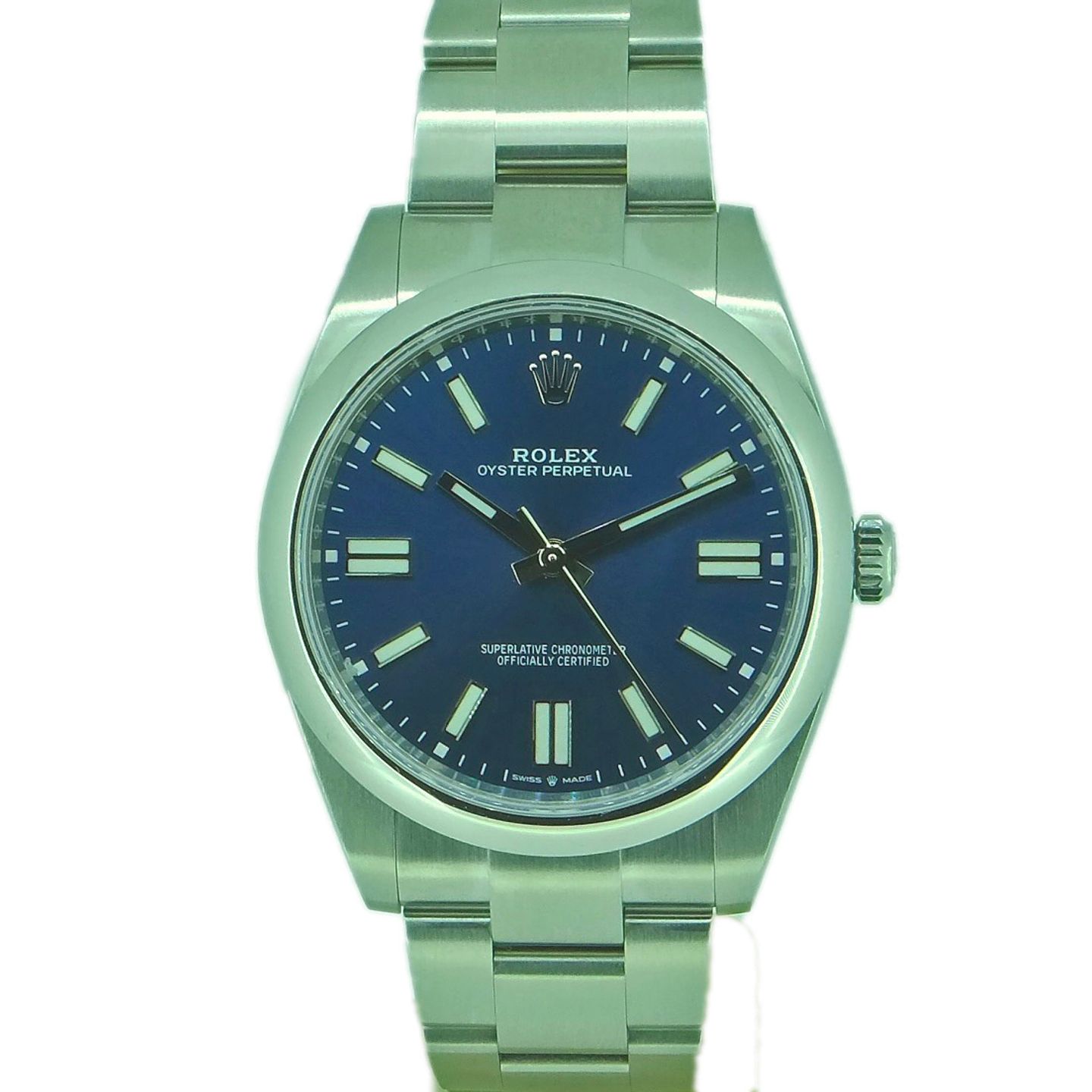 Rolex Oyster Perpetual 41 124300 (2024) - Zwart wijzerplaat 41mm Staal (1/6)