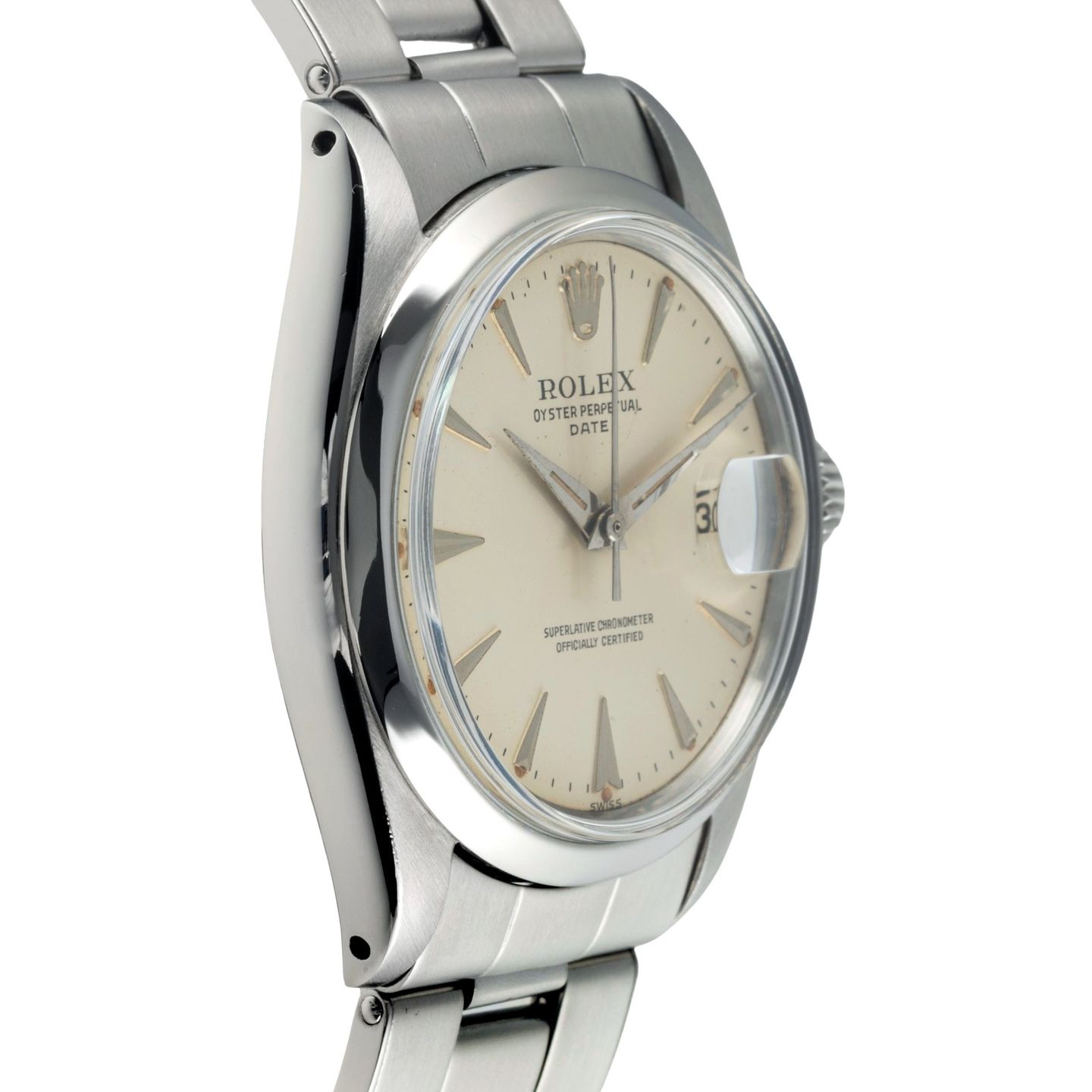 Rolex Oyster Perpetual Date 1500 (1961) - 34mm Staal (7/8)