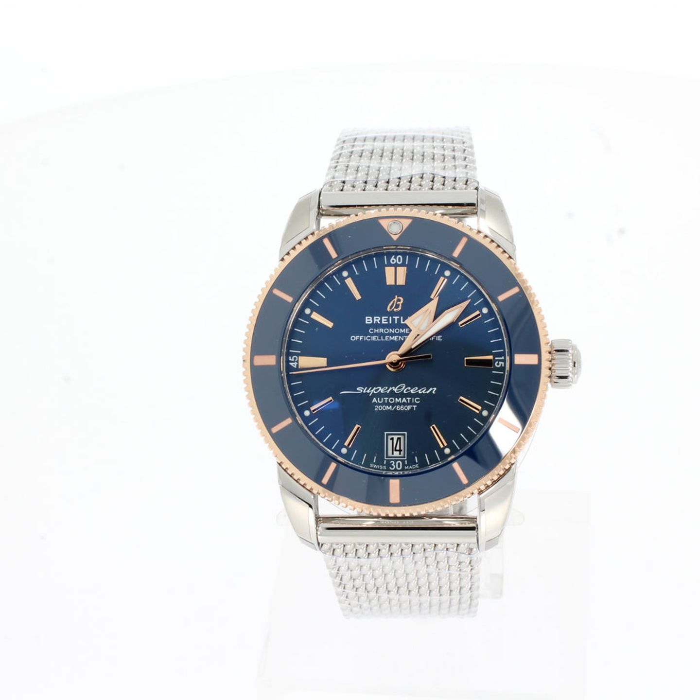 Breitling Superocean Heritage UB2010161C1A1 (2024) - Blauw wijzerplaat 42mm Staal (1/4)