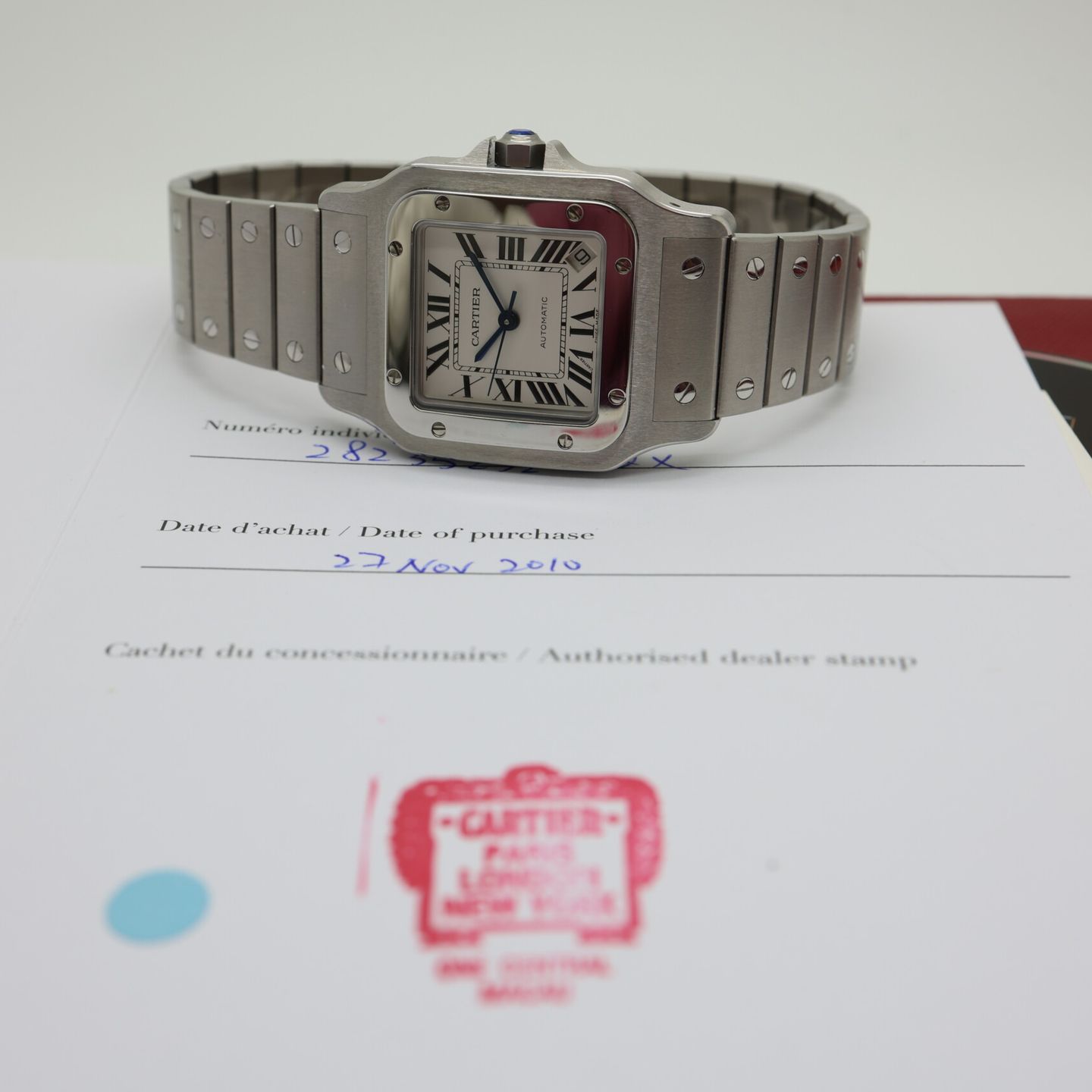 Cartier Santos Galbée W20098D6 - (7/8)