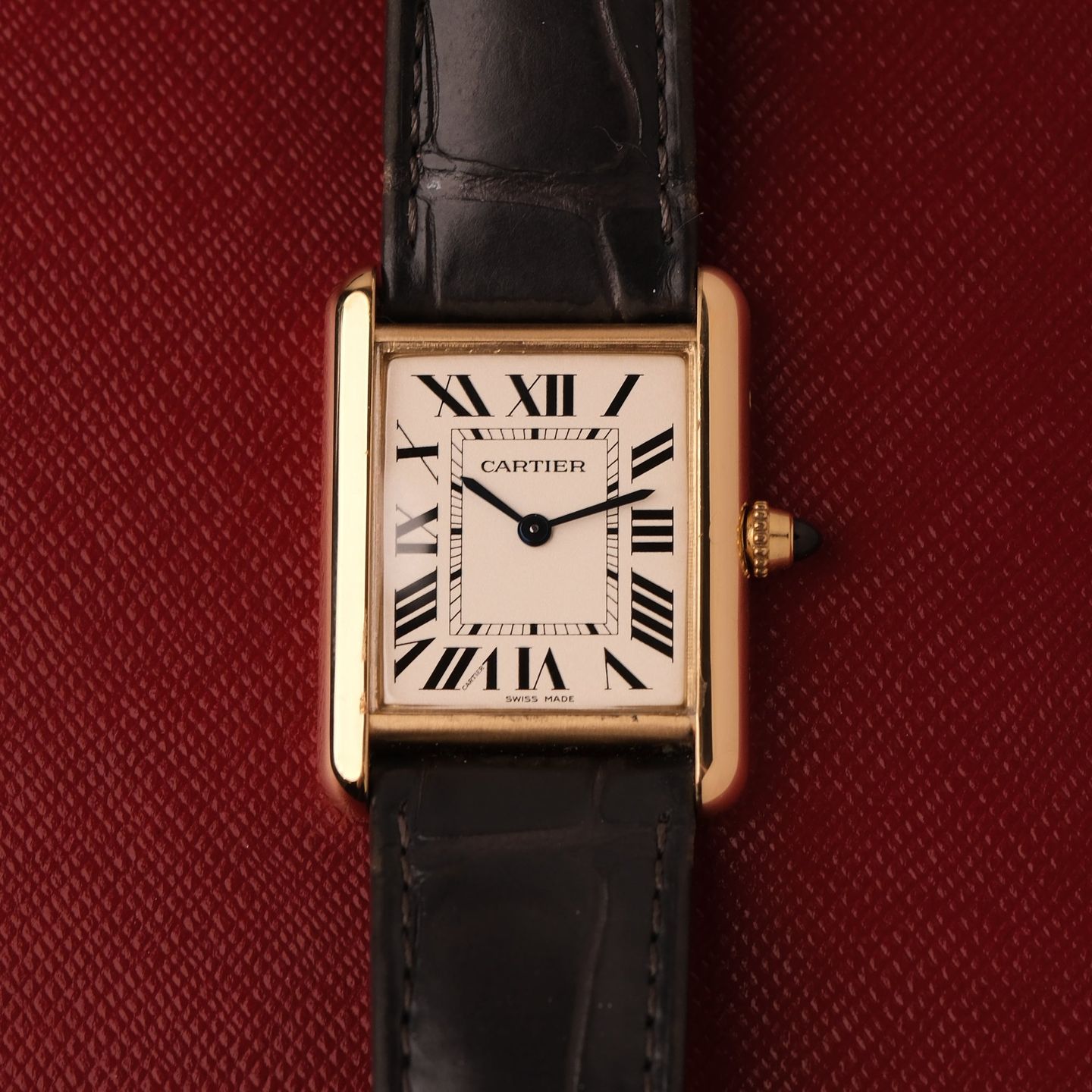 Cartier Tank Louis Cartier WGTA0067 (1917) - White dial 34 mm Yellow Gold case (5/7)