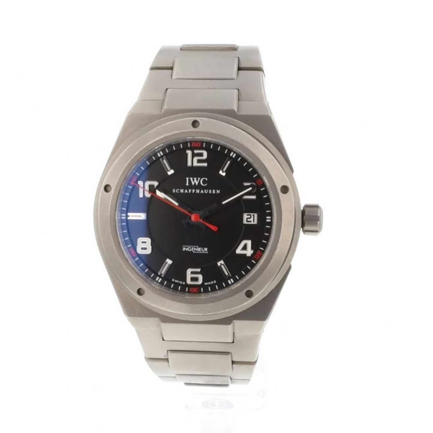 IWC Ingenieur AMG IW322702 (Unknown (random serial)) - Black dial 43 mm Titanium case (4/8)