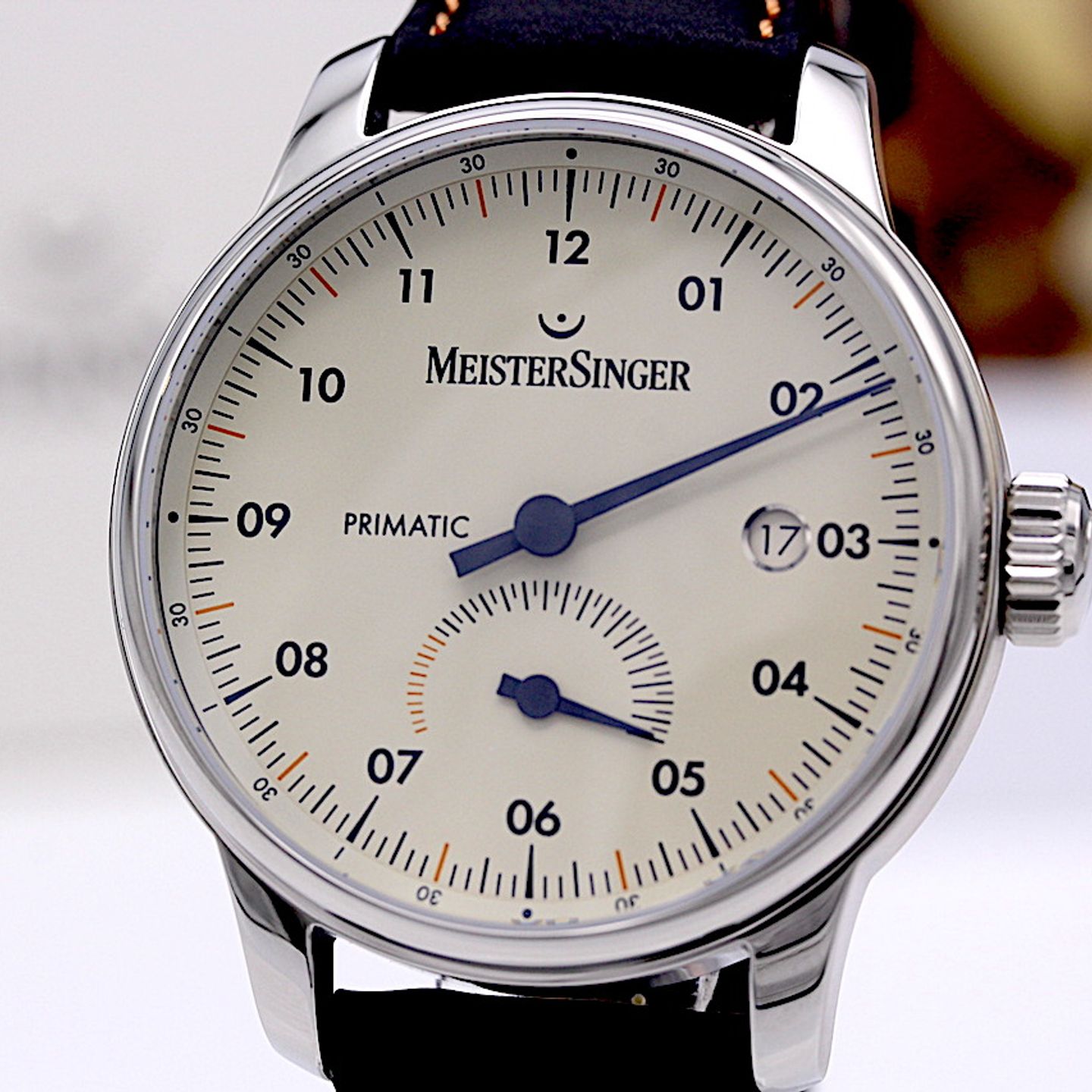Meistersinger Primatic PR903 (2023) - White dial 41 mm Steel case (1/8)