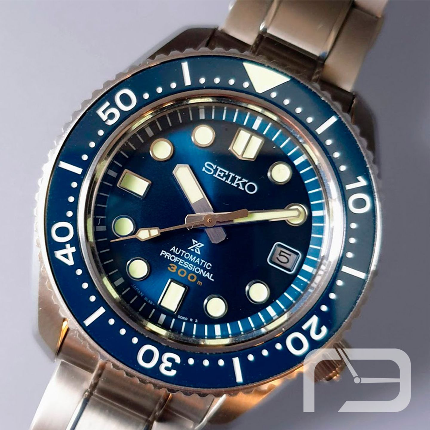 Seiko Prospex SLA023J1 (Unknown (random serial)) - Blue dial 44 mm Steel case (1/8)