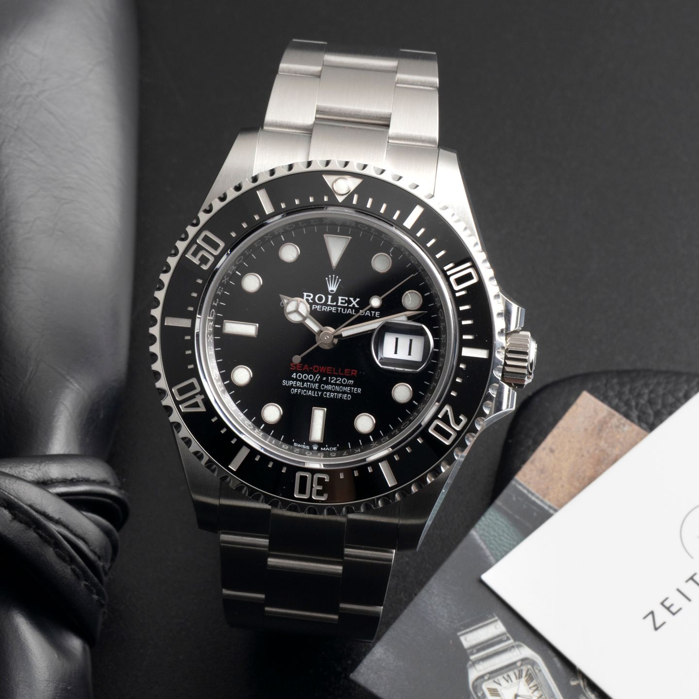 Rolex Sea-Dweller 126600 (Unknown (random serial)) - Black dial 43 mm Steel case (1/8)
