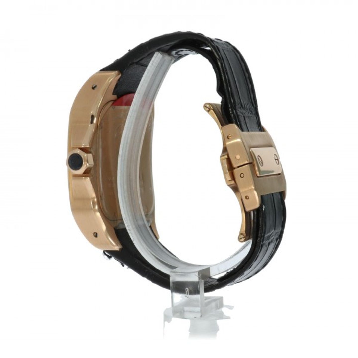 Cartier Santos 100 W20127Y1 (Unknown (random serial)) - Brown dial 38 mm Rose Gold case (3/5)