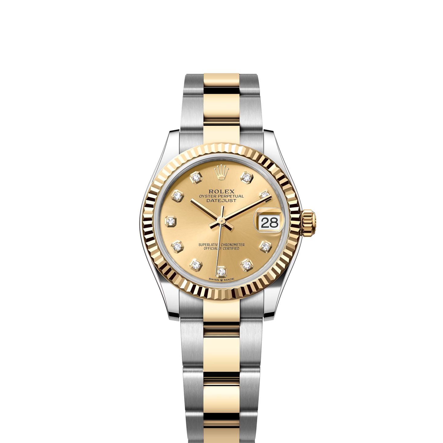 Rolex Datejust 31 278273 (2024) - Champagne wijzerplaat 31mm Staal (1/1)