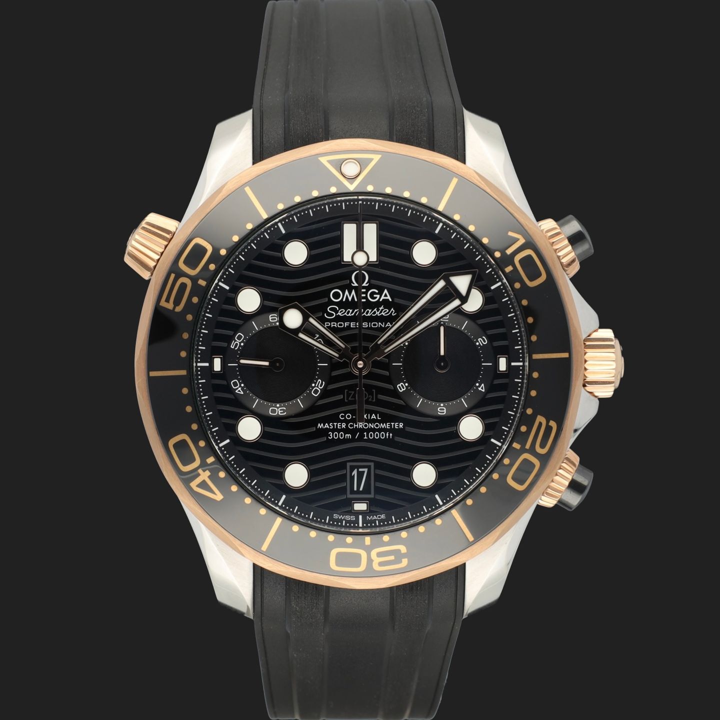 Omega Seamaster Diver 300 M 210.22.44.51.01.001 (2024) - Black dial 44 mm Steel case (3/8)