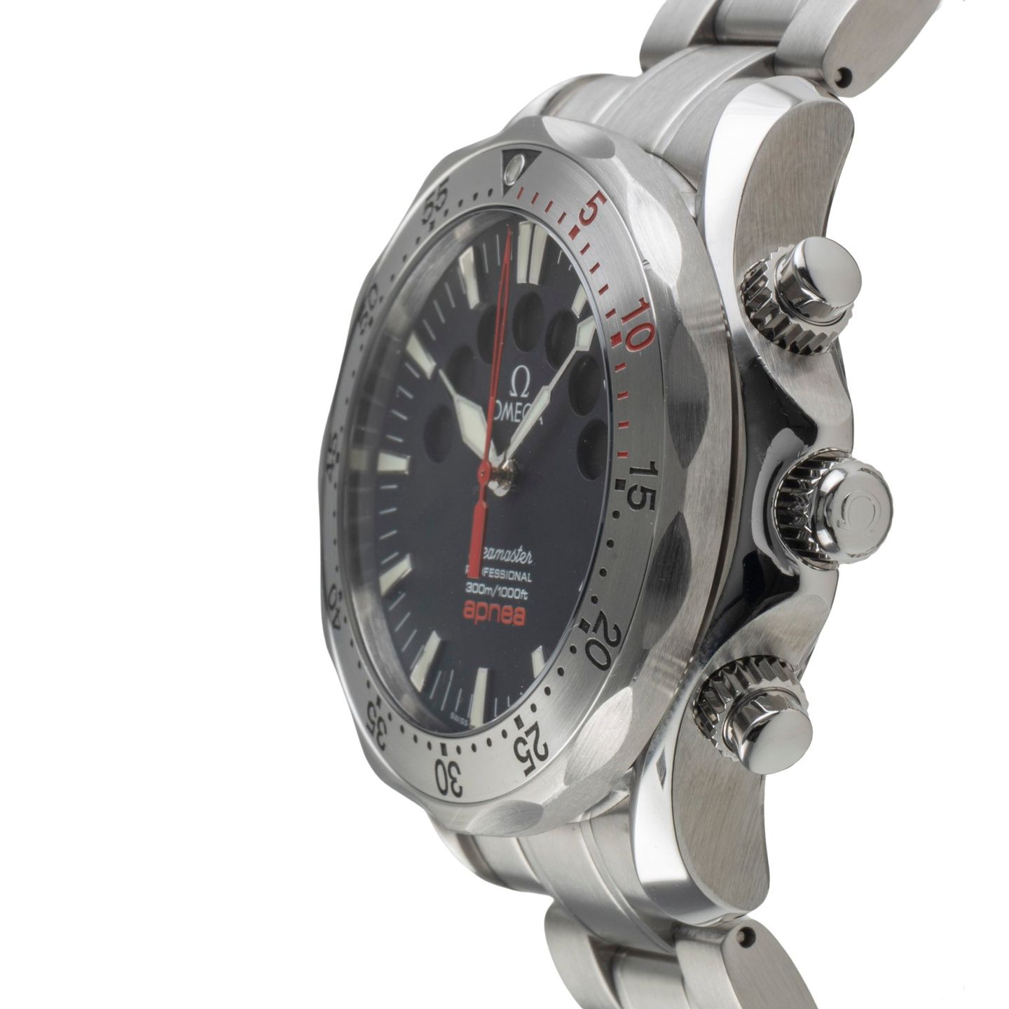 Omega Seamaster Diver 300 M 2595.50.00 (2009) - Zwart wijzerplaat 42mm Staal (6/8)