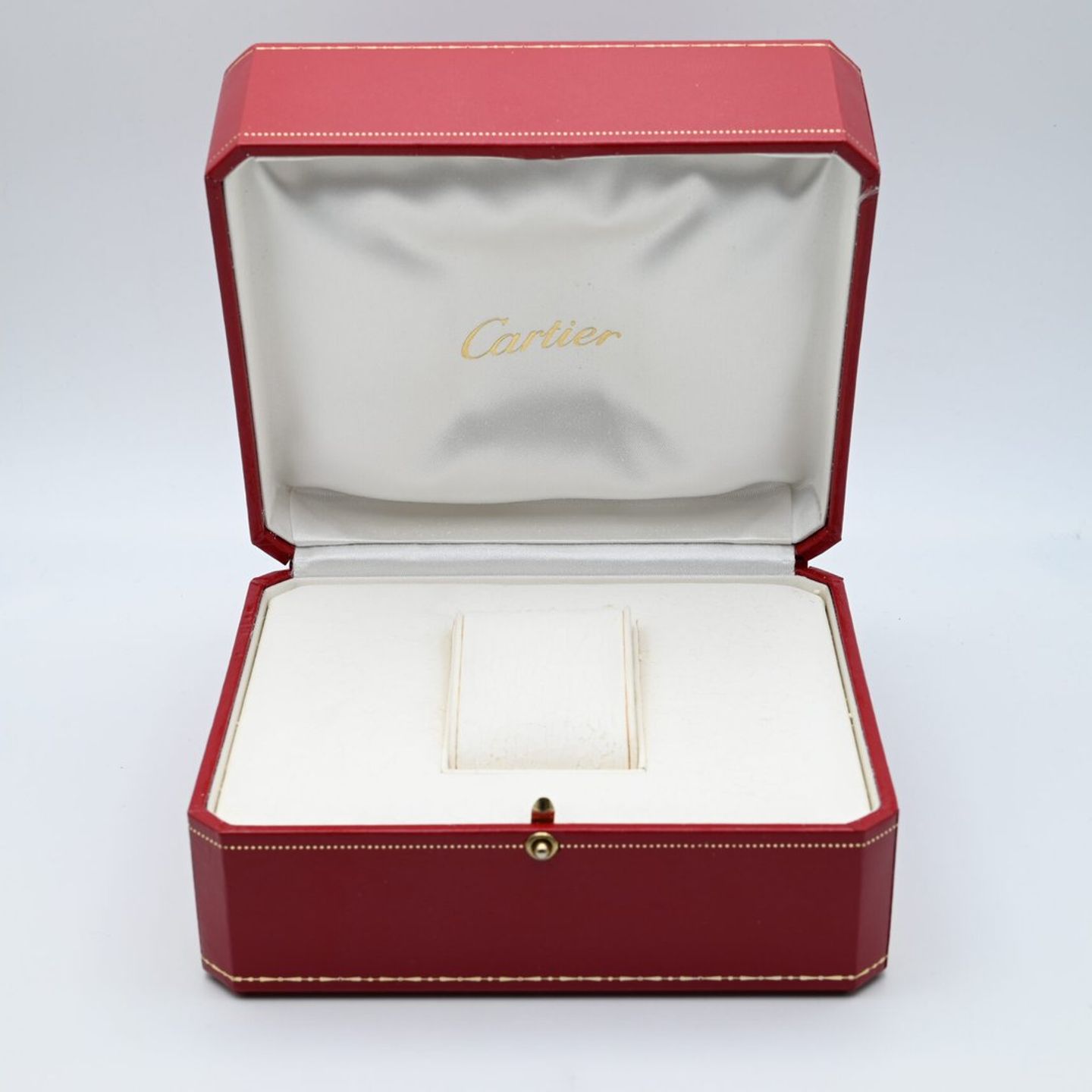 Cartier Santos 2961 (Onbekend (willekeurig serienummer)) - Wit wijzerplaat 29mm Goud/Staal (2/8)