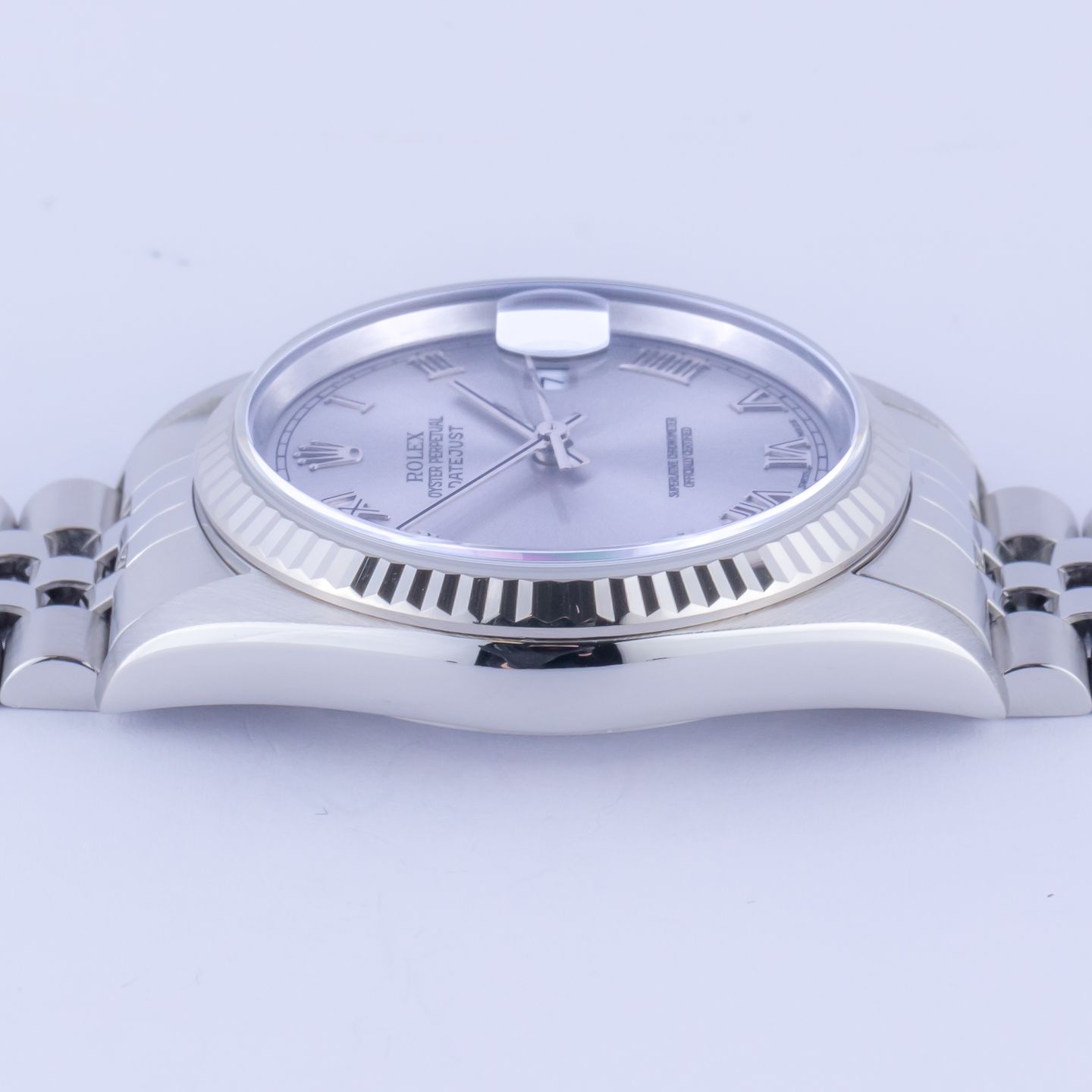 Rolex Datejust 36 16234 (2002) - Silver dial 36 mm Steel case (5/8)