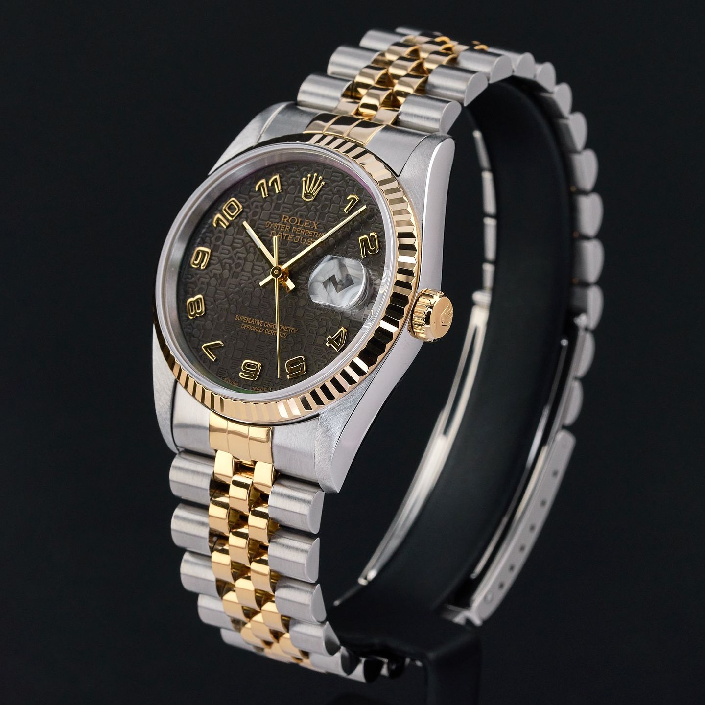 Rolex Datejust 36 16233 (1995) - 36 mm Gold/Steel case (4/8)