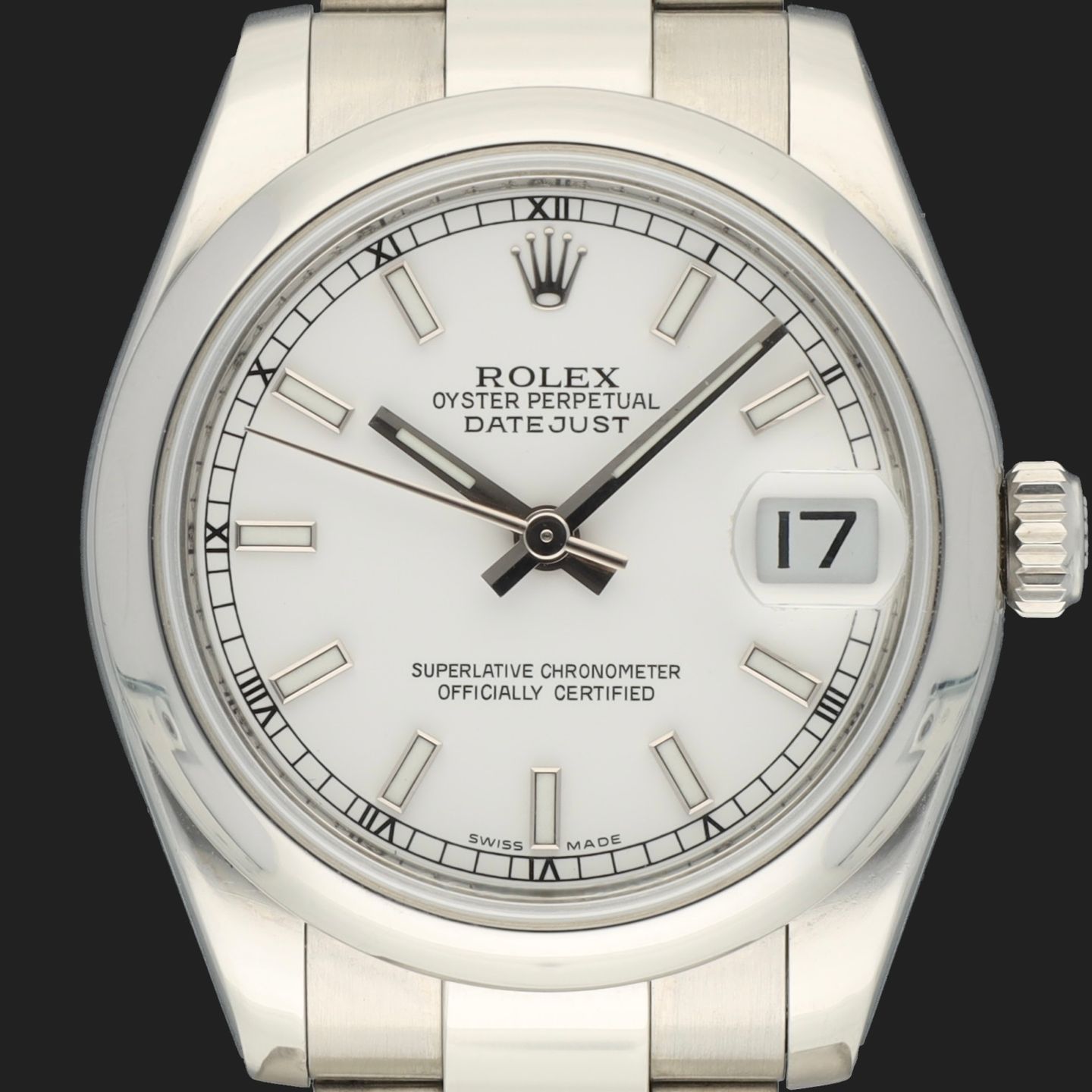 Rolex Datejust 31 178240 (2008) - Wit wijzerplaat 31mm Staal (2/8)