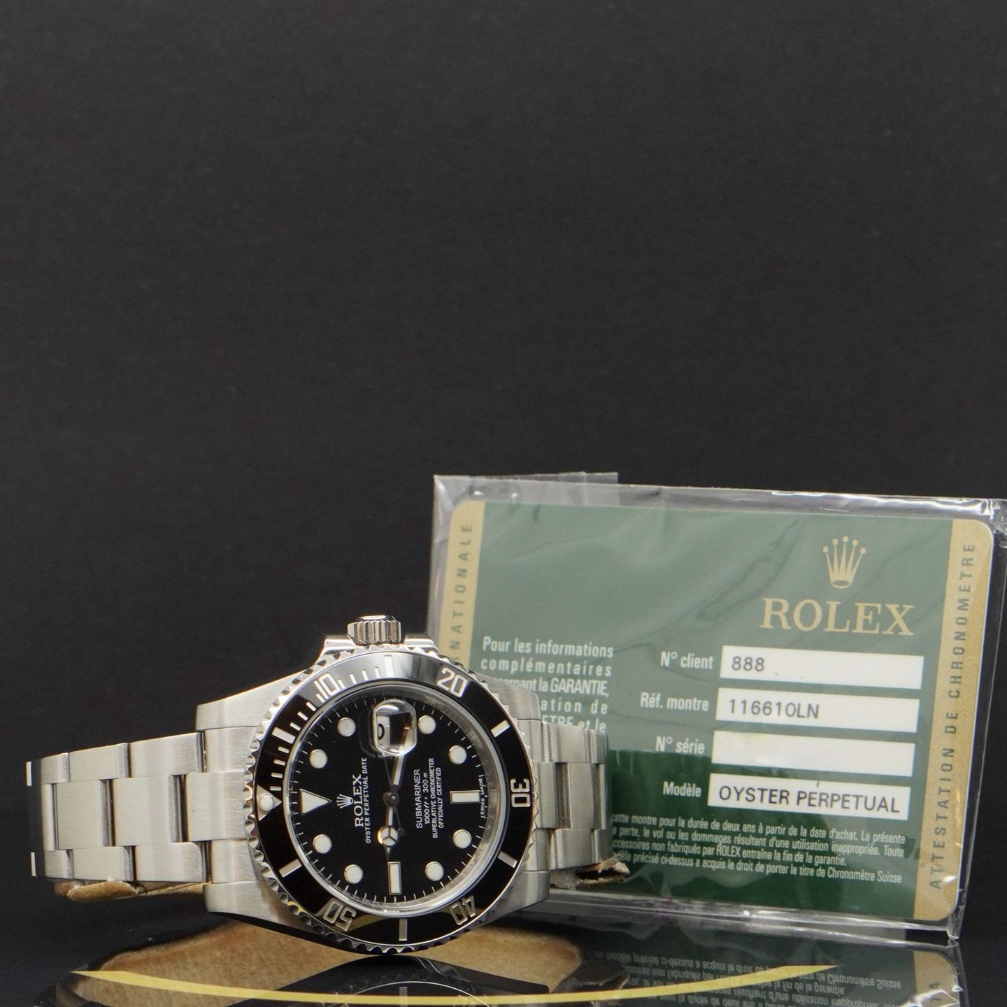 Rolex Submariner Date 116610LN (2010) - Black dial 40 mm Steel case (5/7)