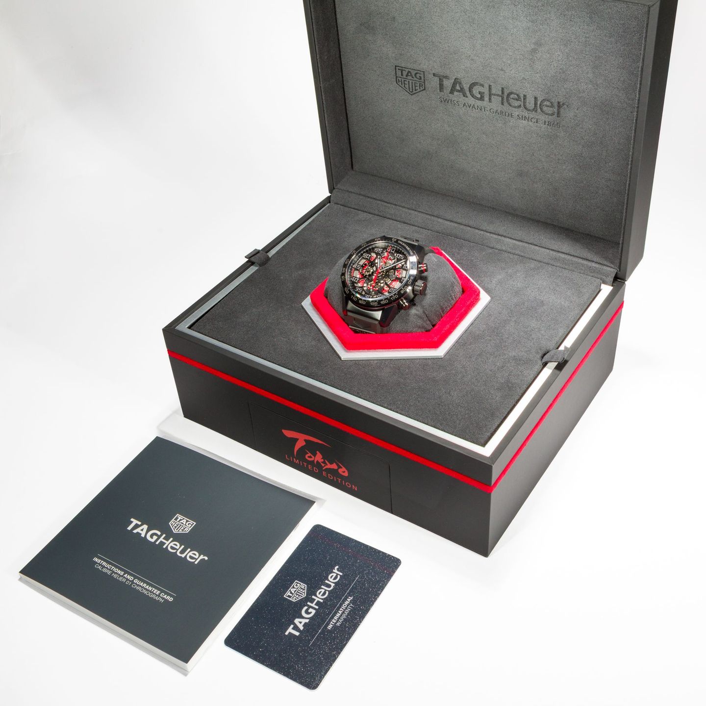 TAG Heuer Carrera Calibre HEUER 01 CAR201D.FT6087 (2018) - Transparent dial 43 mm Steel case (2/4)