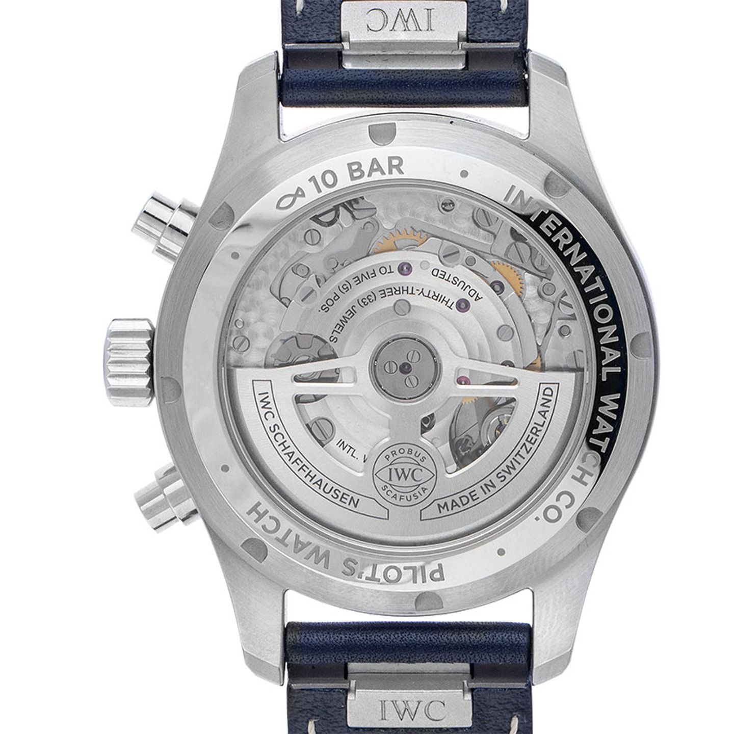 IWC Pilot Chronograph IW378003 (2026) - Blauw wijzerplaat 43mm Staal (6/8)