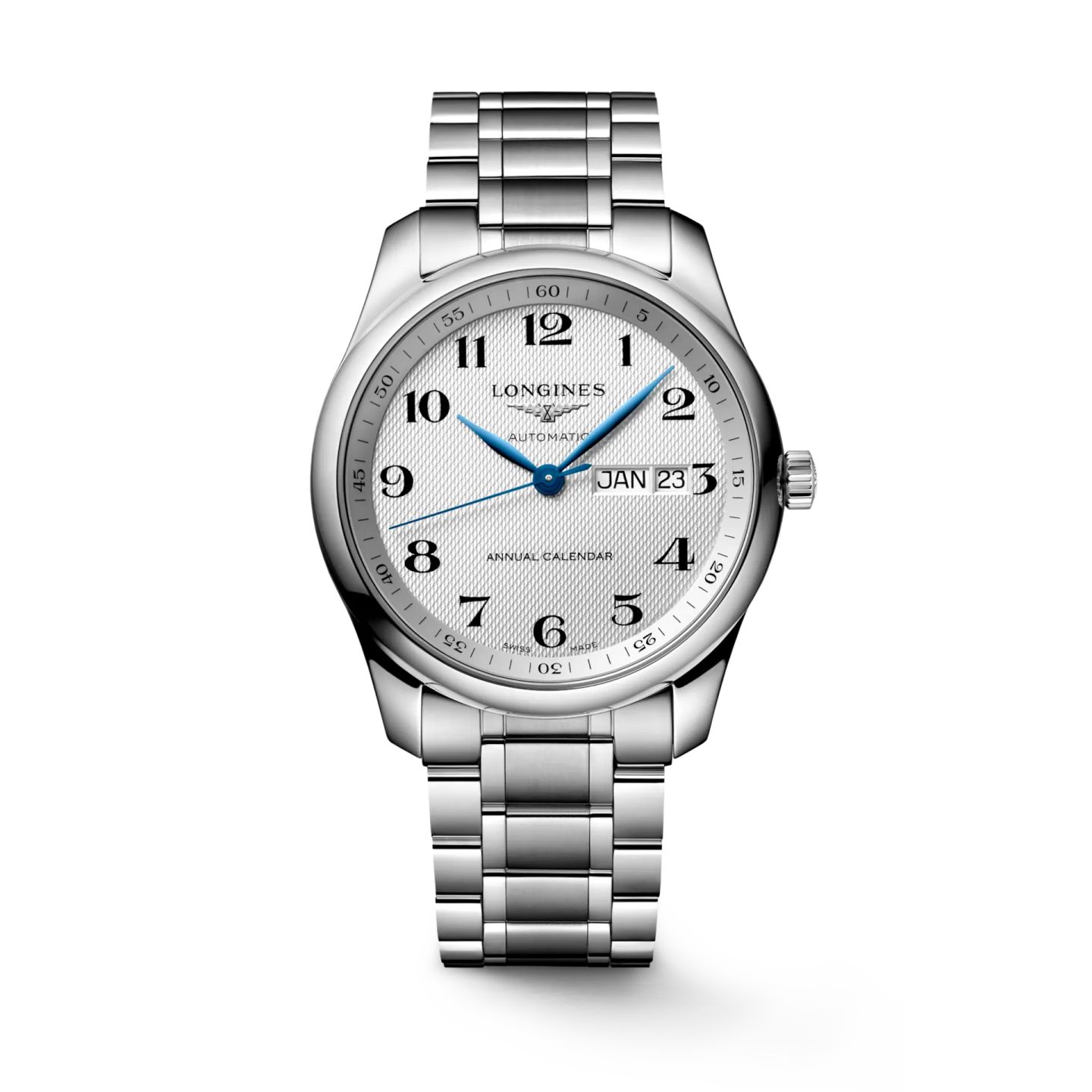 Longines Master Collection L2.910.4.78.6 (2025) - Zilver wijzerplaat 40mm Staal (1/1)
