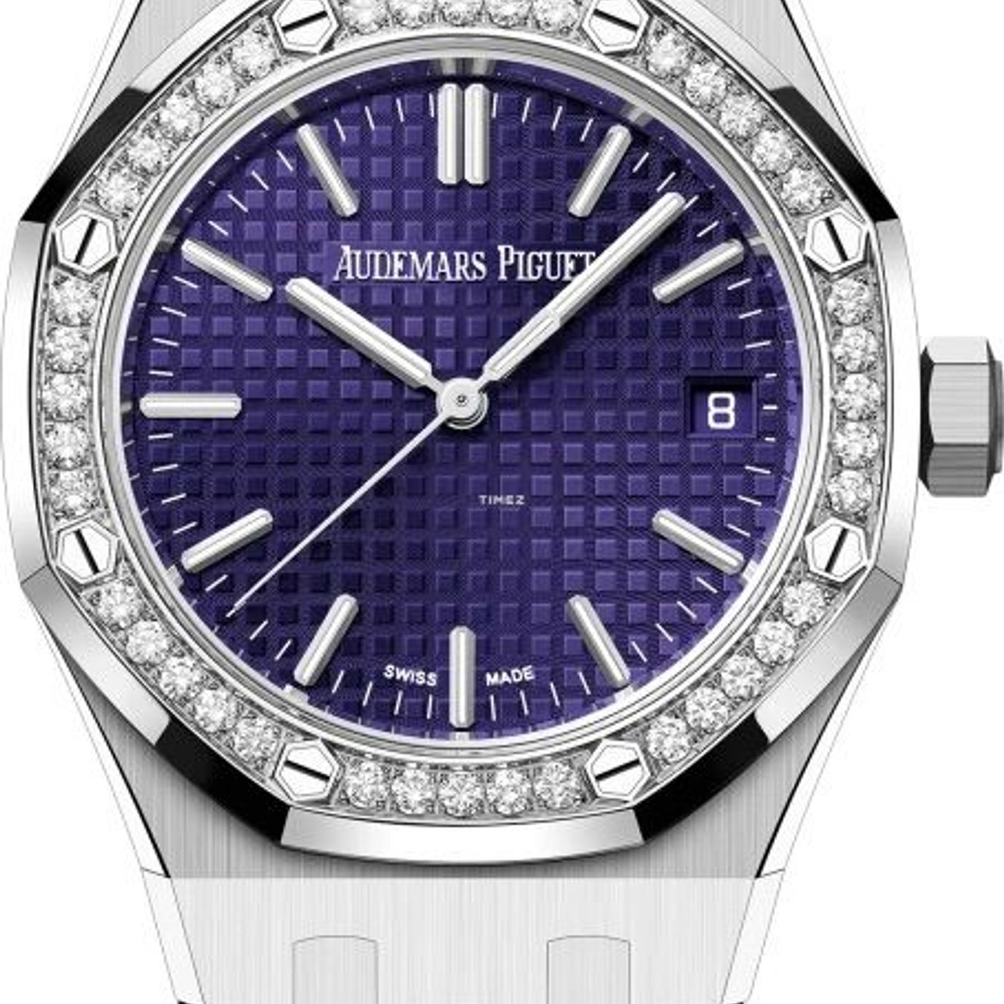 Audemars Piguet Royal Oak Selfwinding 15551BC.ZZ.1356BC.02 (2024) - Purple dial 37 mm White Gold case (1/1)