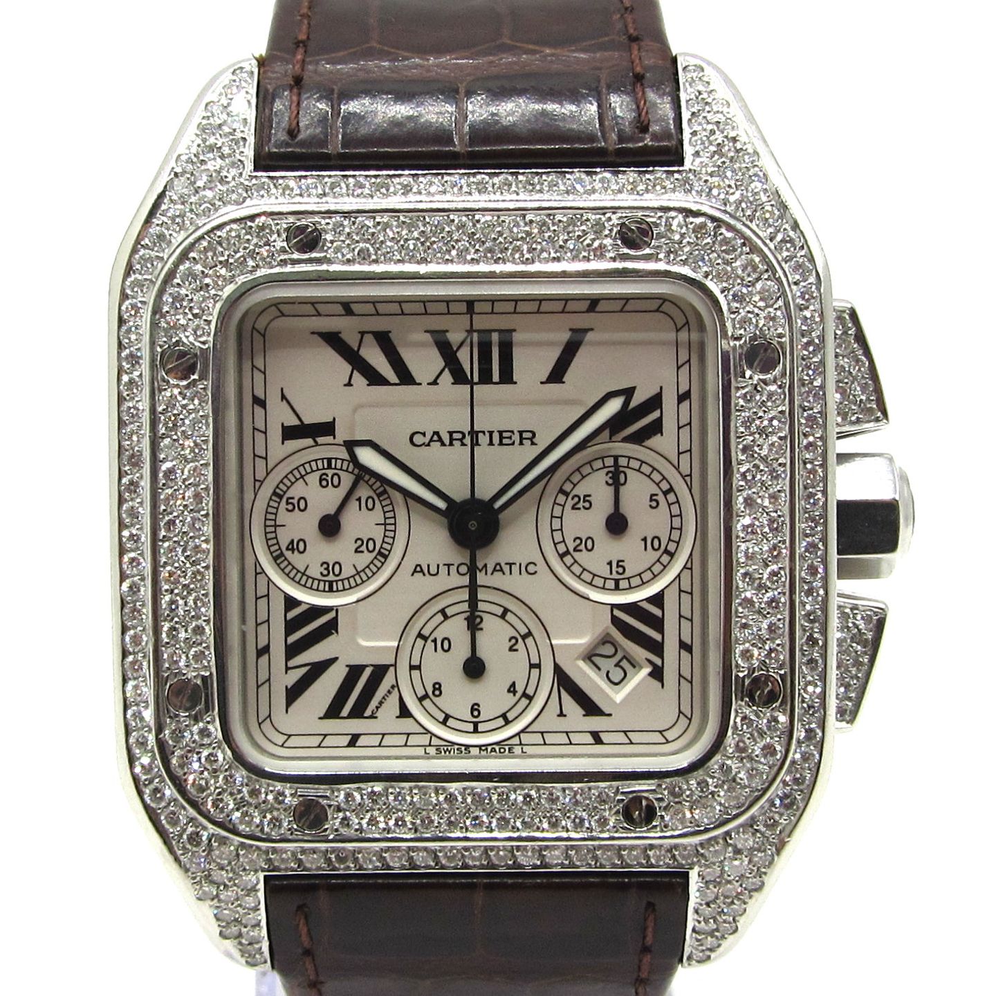 Cartier Santos 100 2740 (Unknown (random serial)) - 41 mm (1/6)