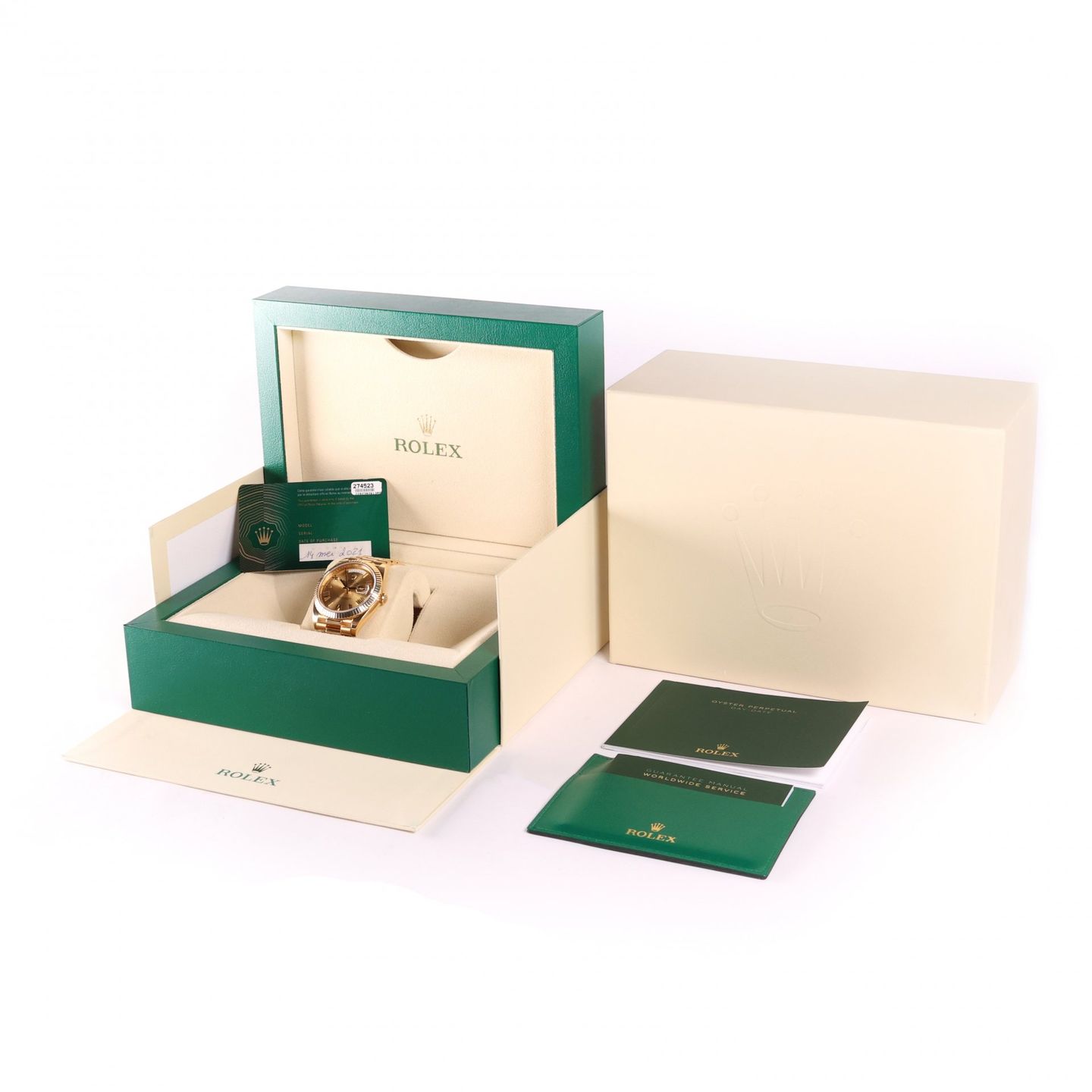 Rolex Day-Date 40 228238 (2021) - 40 mm Yellow Gold case (3/3)