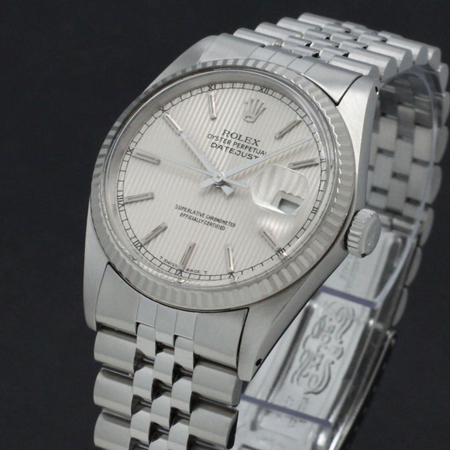 Rolex Datejust 36 16014 (1984) - Zilver wijzerplaat 36mm Staal (7/7)