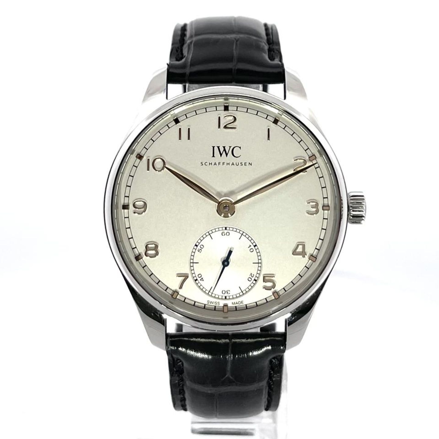 IWC Portuguese Automatic IW358303 (2022) - Silver dial 40 mm Steel case (2/8)