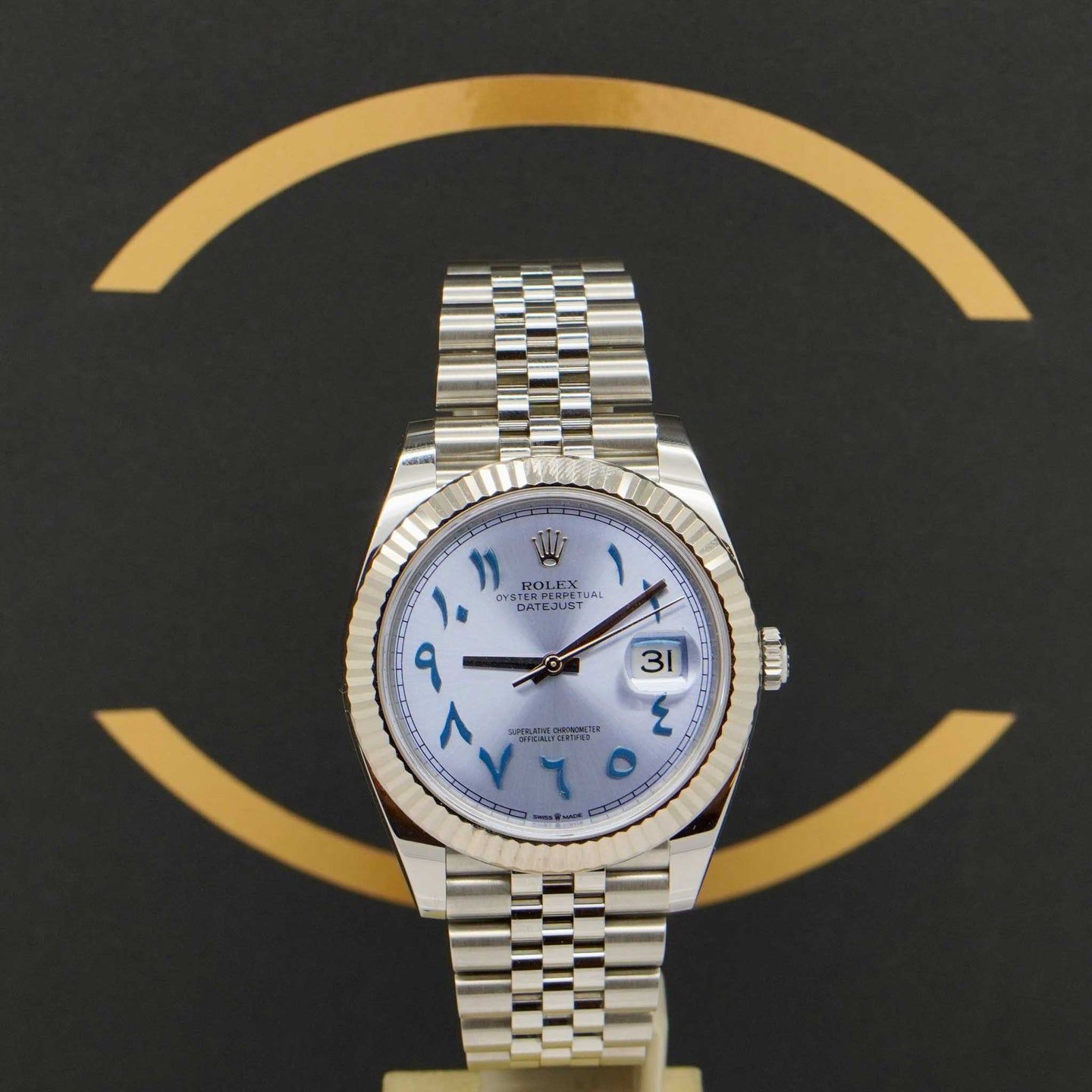 Rolex Datejust 41 126334 (2023) - Blauw wijzerplaat 41mm Staal (1/7)