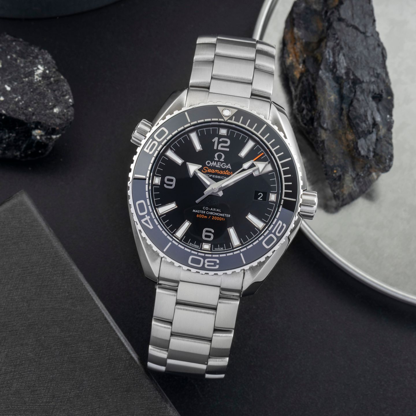 Omega Seamaster Planet Ocean 215.30.40.20.01.001 (Unknown (random serial)) - Black dial 40 mm Steel case (1/8)