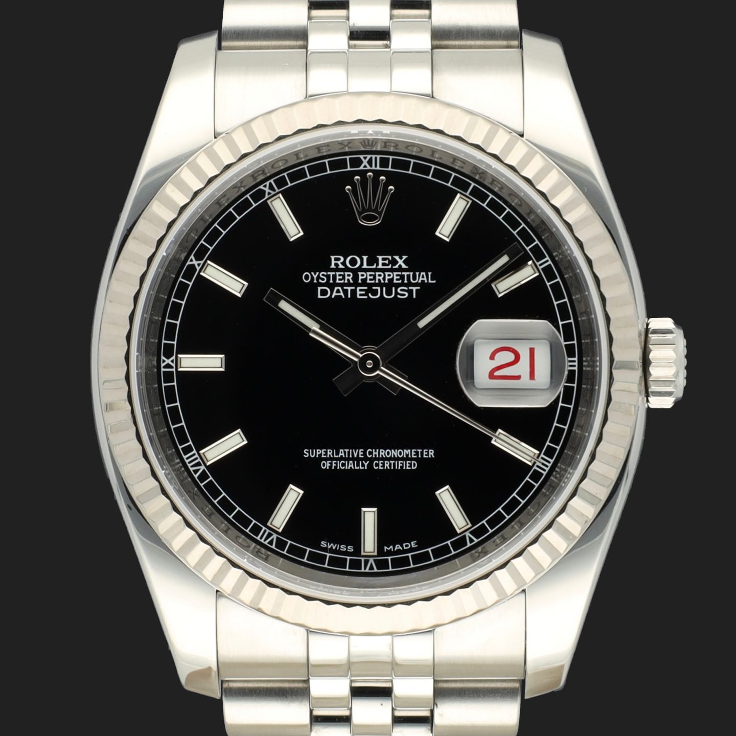 Rolex Datejust 36 116234 (2008) - 36mm Staal (3/7)
